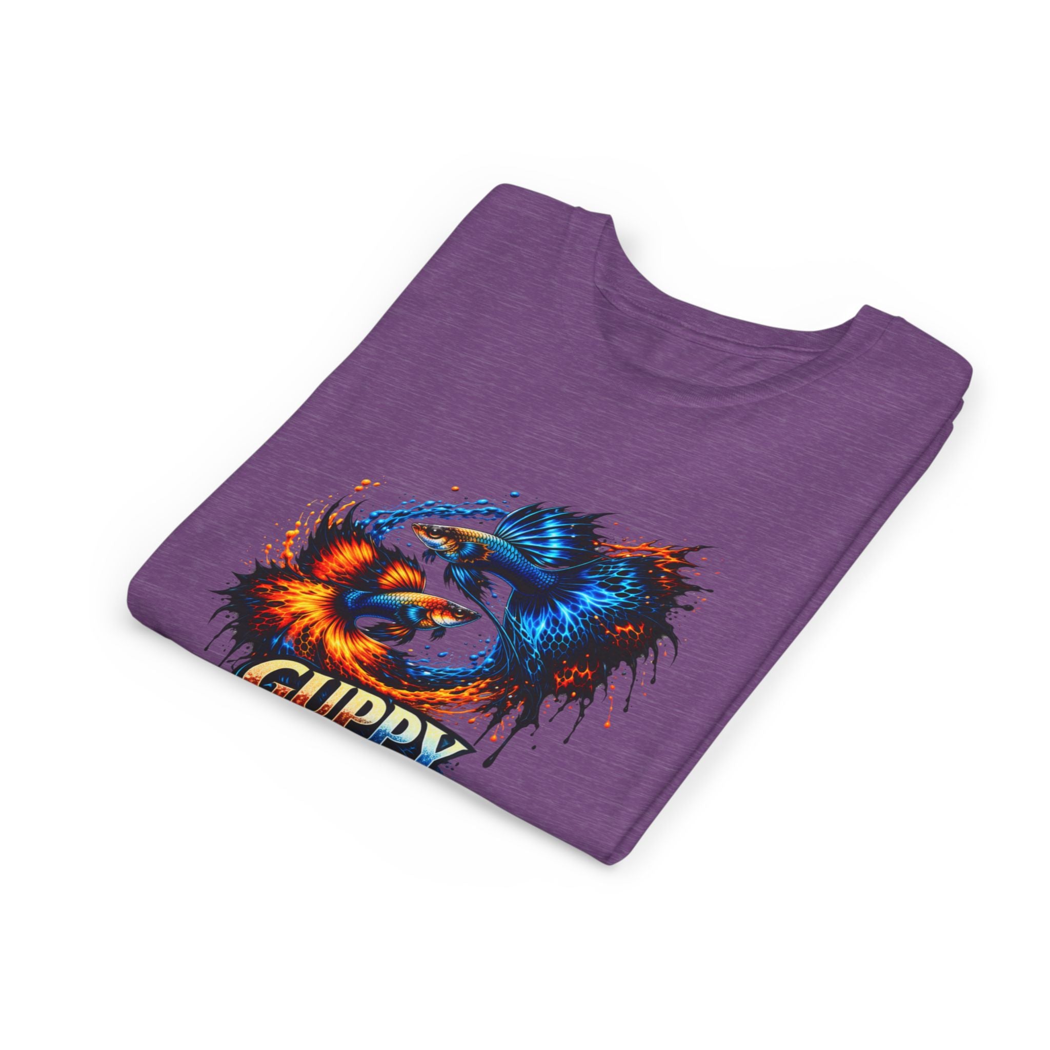 Fire & Ice Guppy – Youth "Neon Flare" Premium Tee