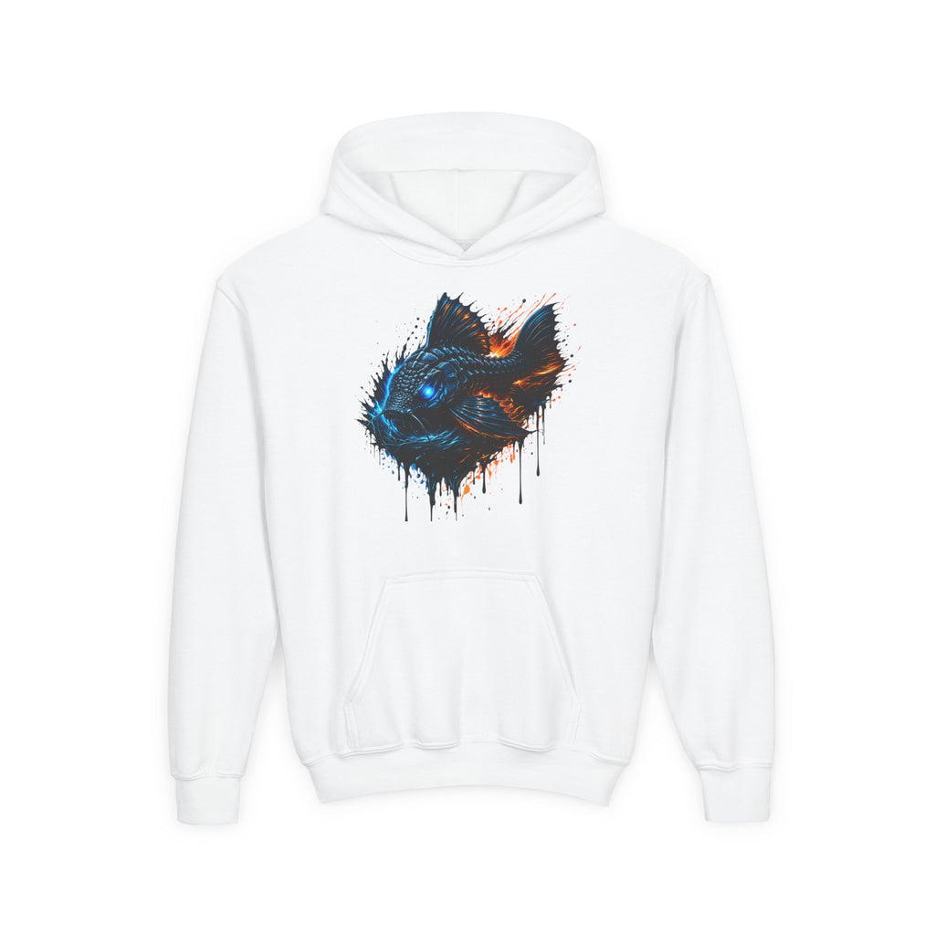 Armored Pleco L-185 – Youth Premium Hooded Sweatshirt
