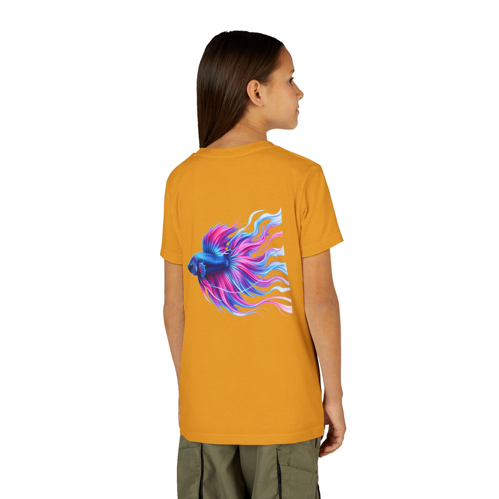 Youth Tee - Colorful Betta Fish Graphic Shirt