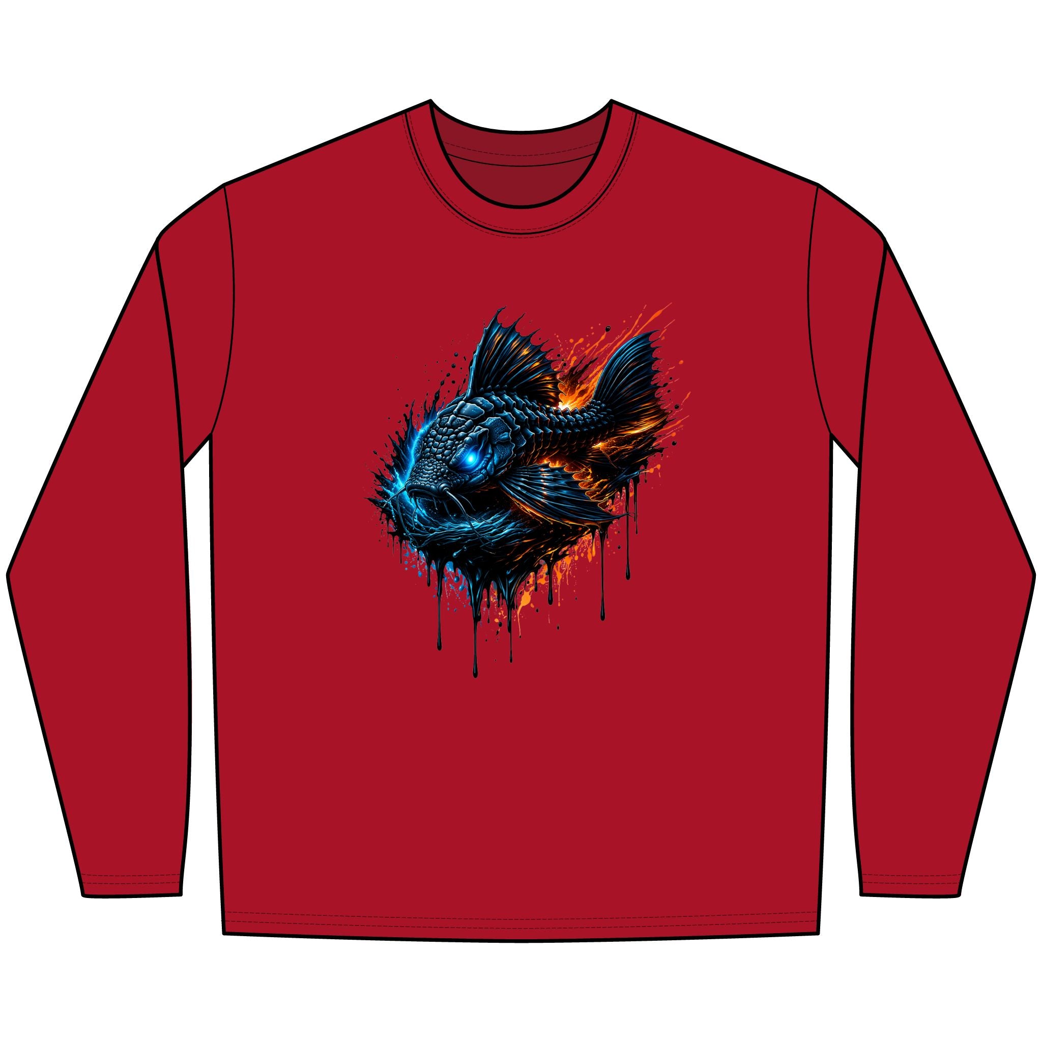 Armored Pleco L-185 – Men’s Performance Moisture-Wicking Shirt