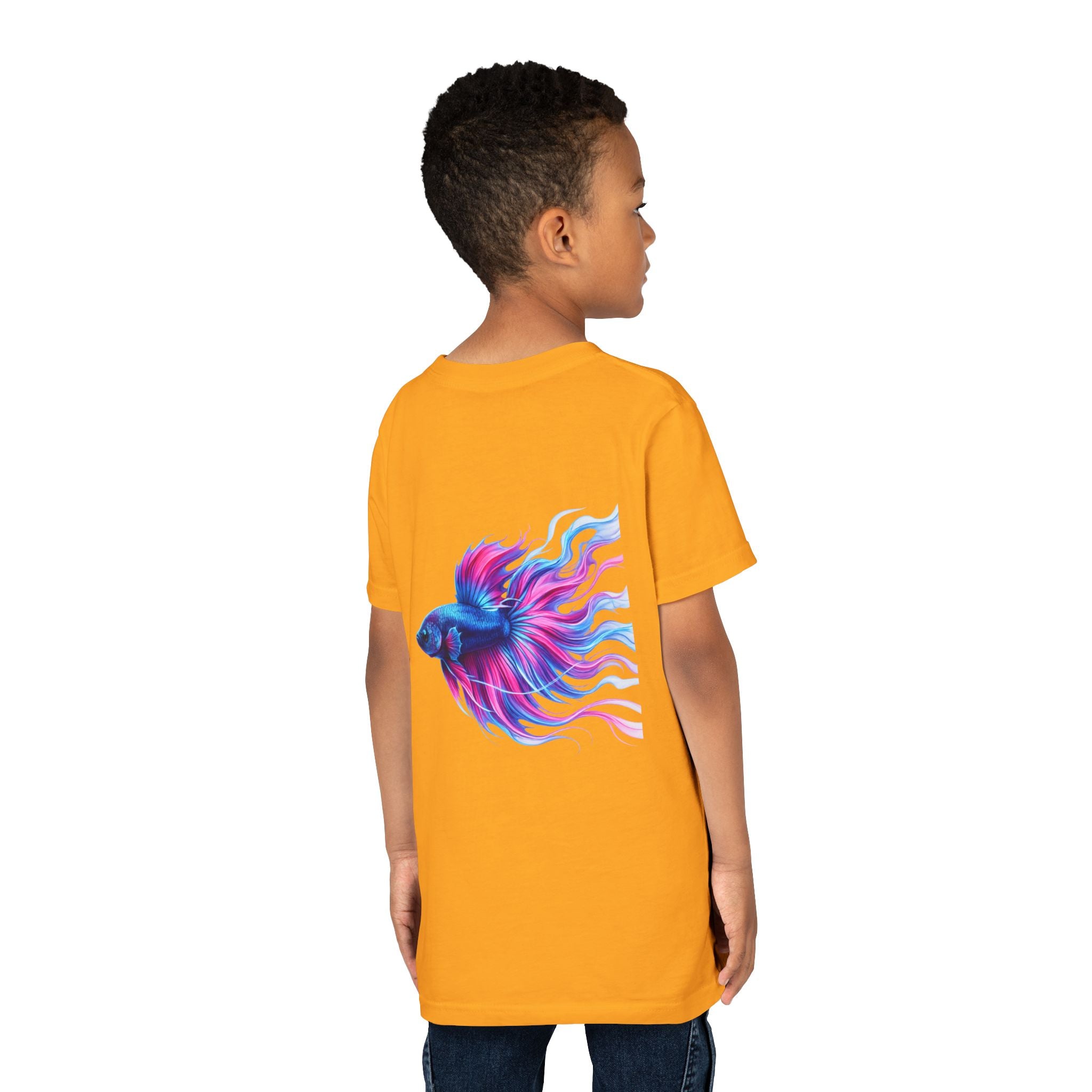 Youth Tee - Colorful Betta Fish Graphic Shirt