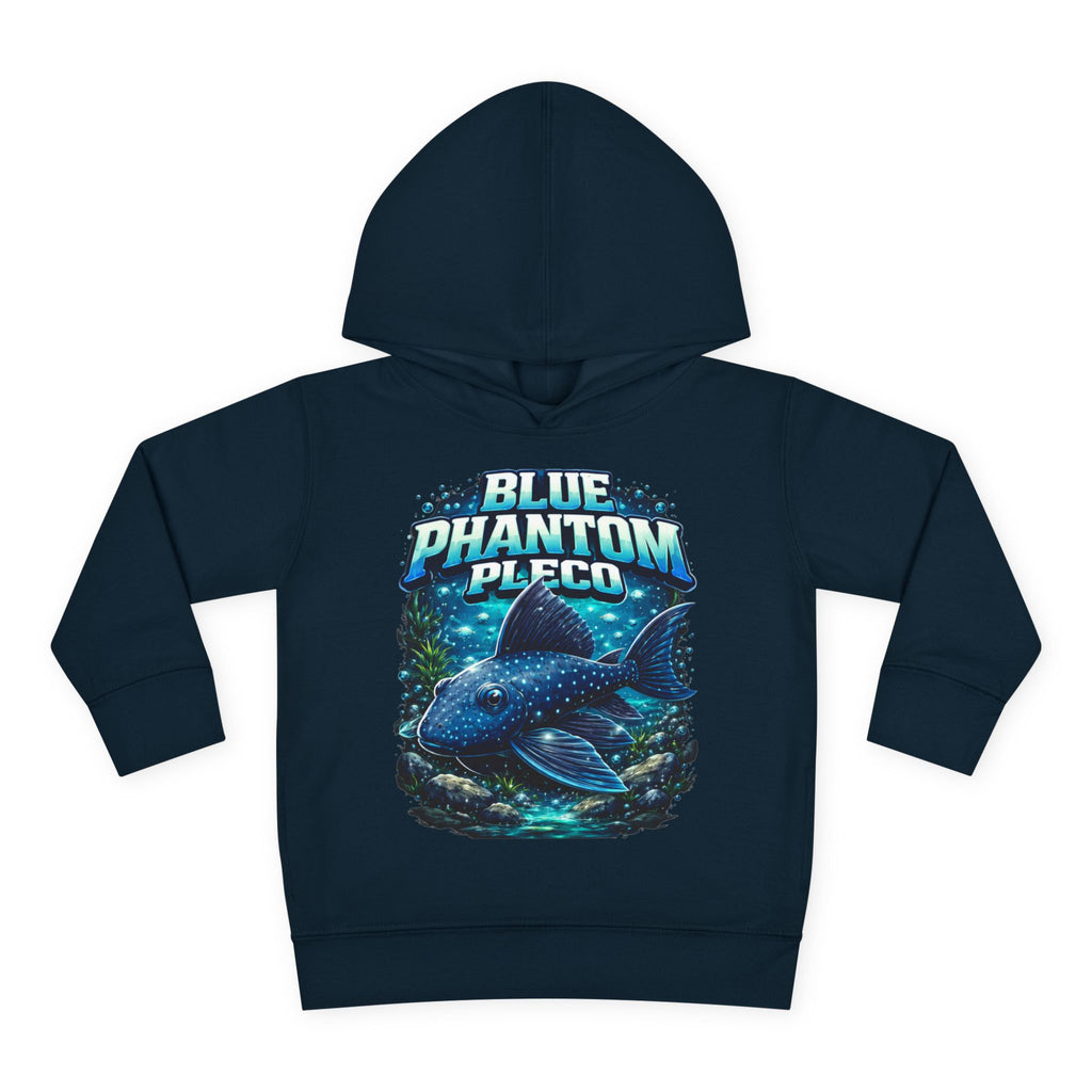 Toddler Hoodie — 'Blue Phantom Pleco' Cute Aquarium Fish Pullover