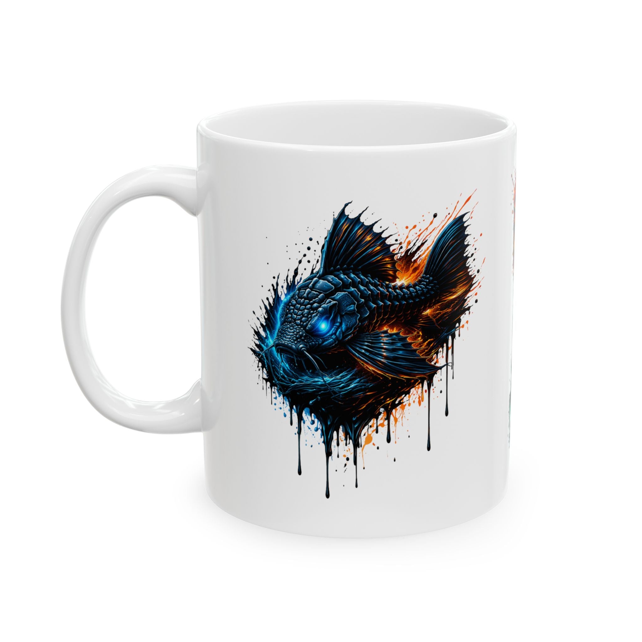 Armored Pleco – Premium "Deep Glow" Ceramic Mug Coffee Cup (11oz/15oz)