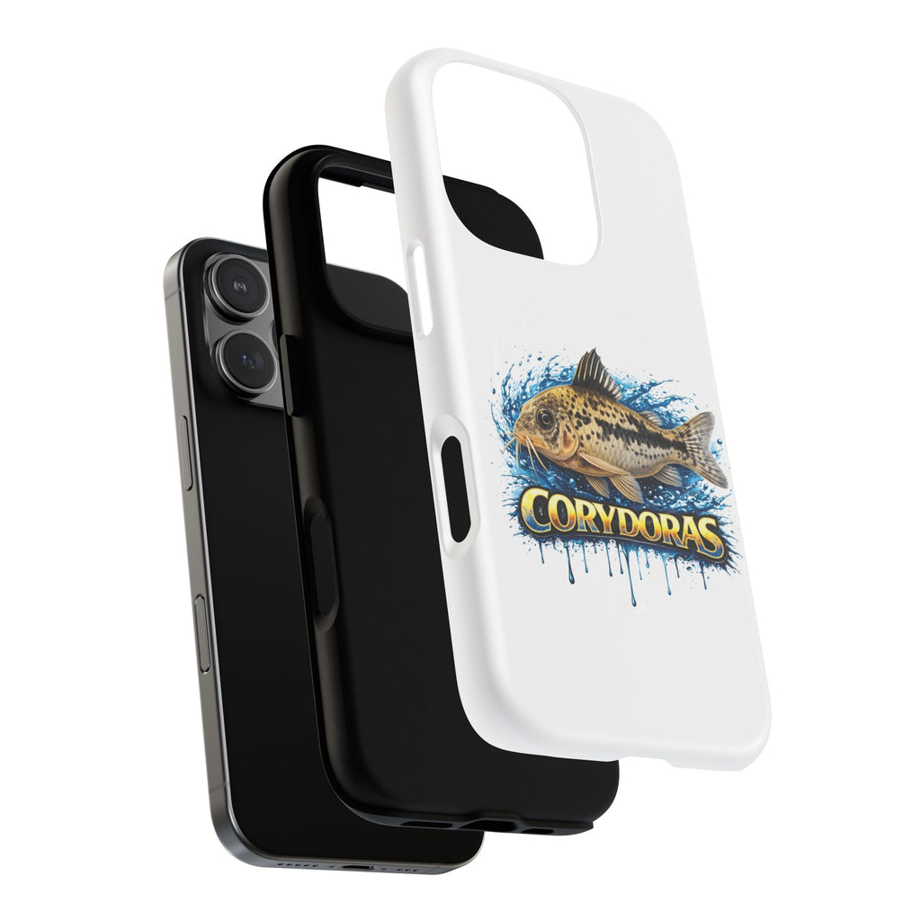 Corydoras Tough Magnetic Phone Case — Protective Fish Aquarium Design