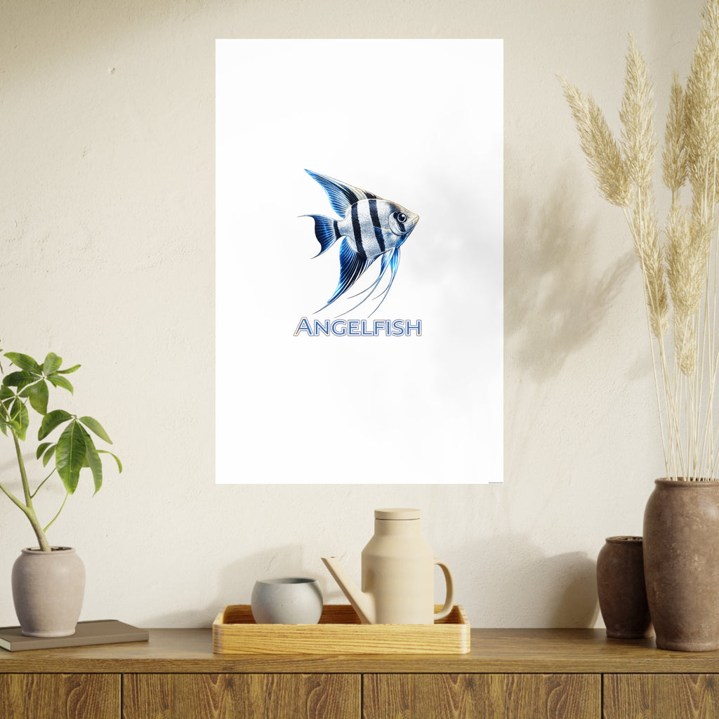 Angelfish – Premium Satin Photo Art Poster