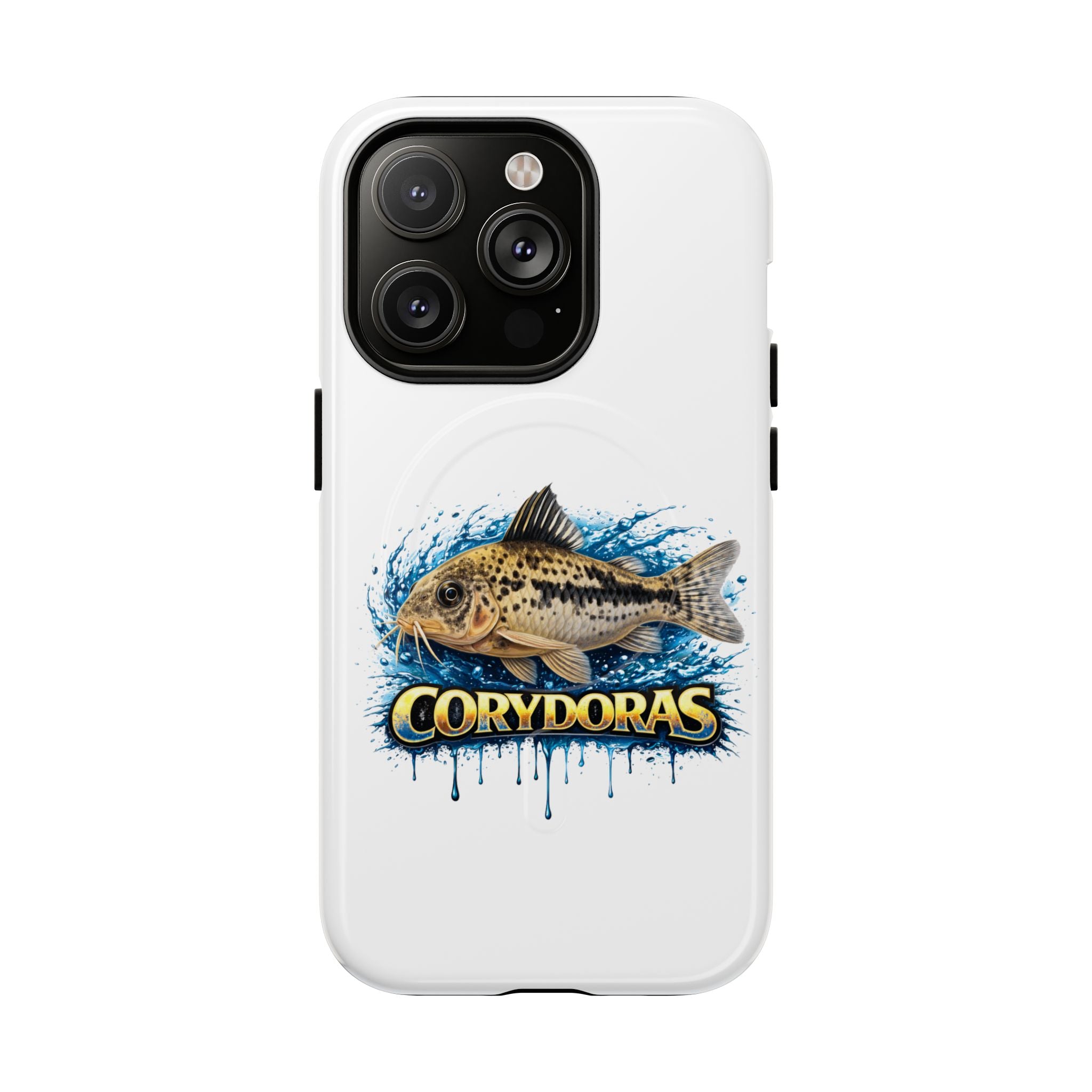 Corydoras Tough Magnetic Phone Case — Protective Fish Aquarium Design