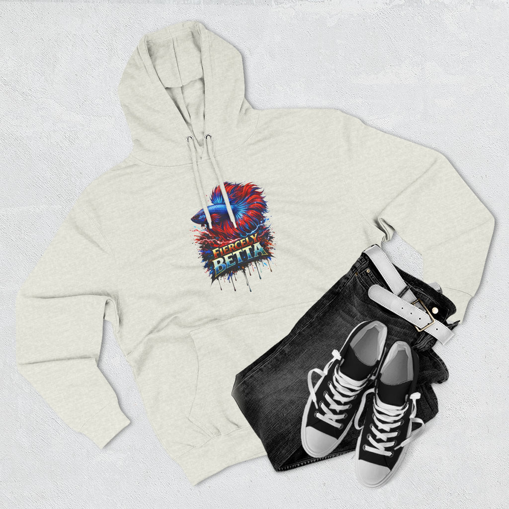Fiercely Betta – Premium "Neon Flare" 3-End Fleece Hoodie