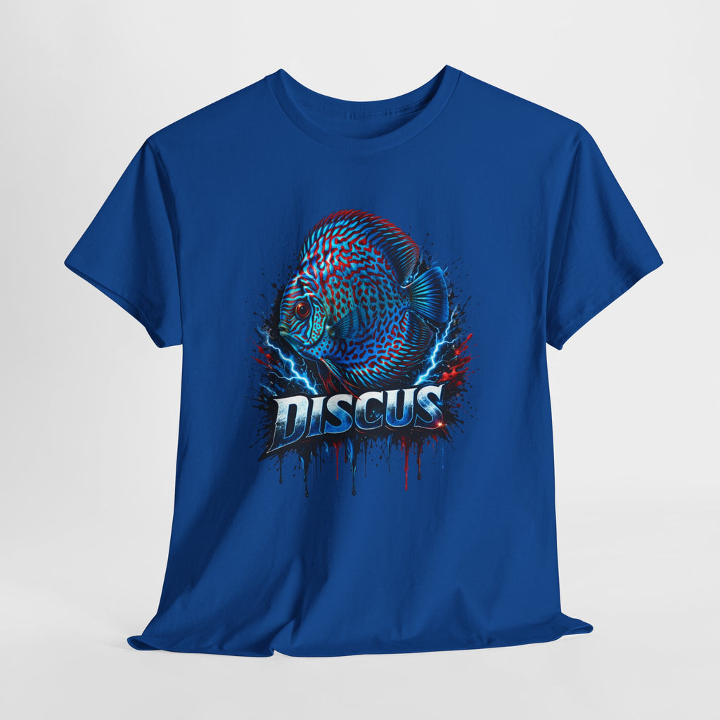 Discus Fish Graphic Tee - Vibrant Aquarium Fish Shirt