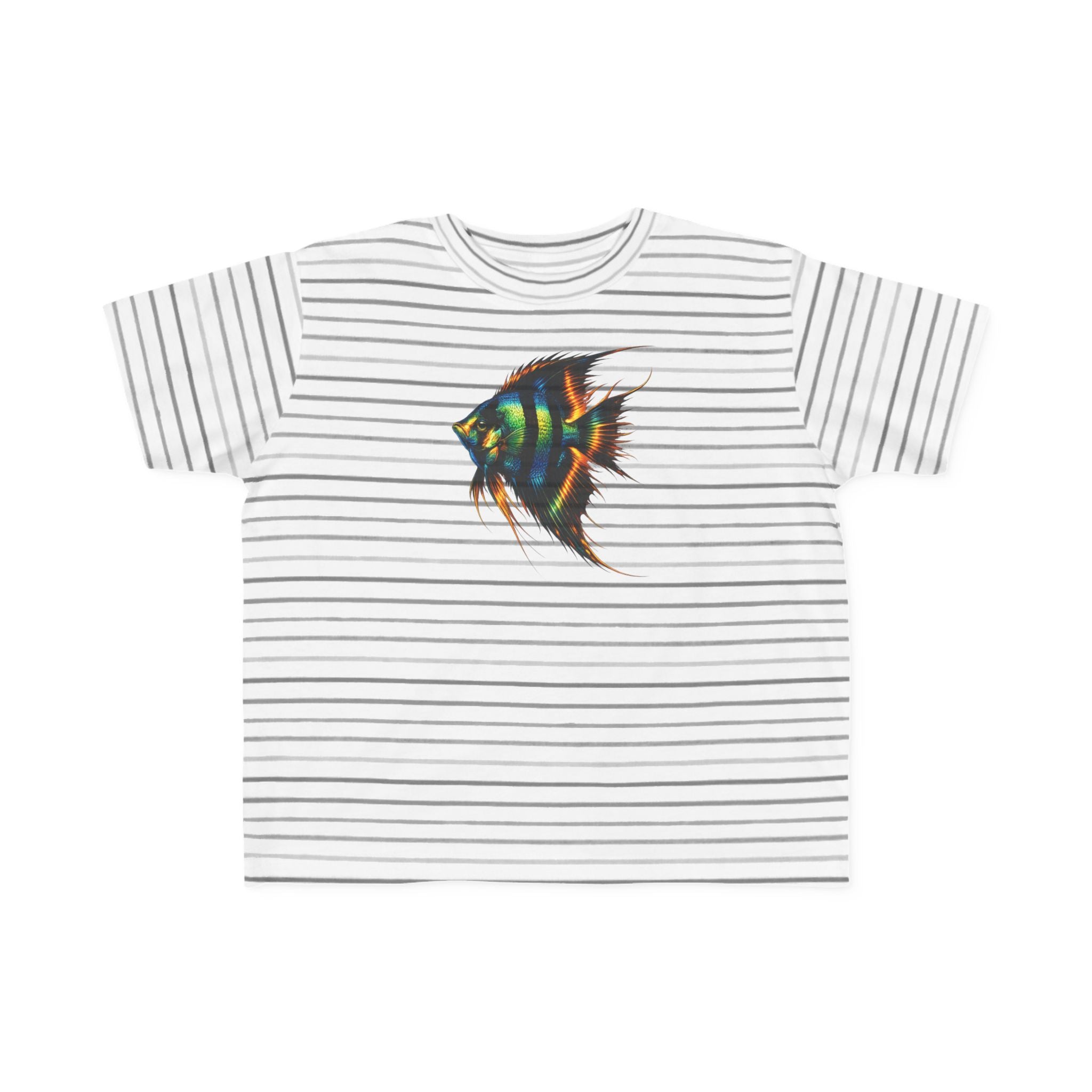 Toddler Fish Tee — Colorful Angelfish Graphic Kids Shirt