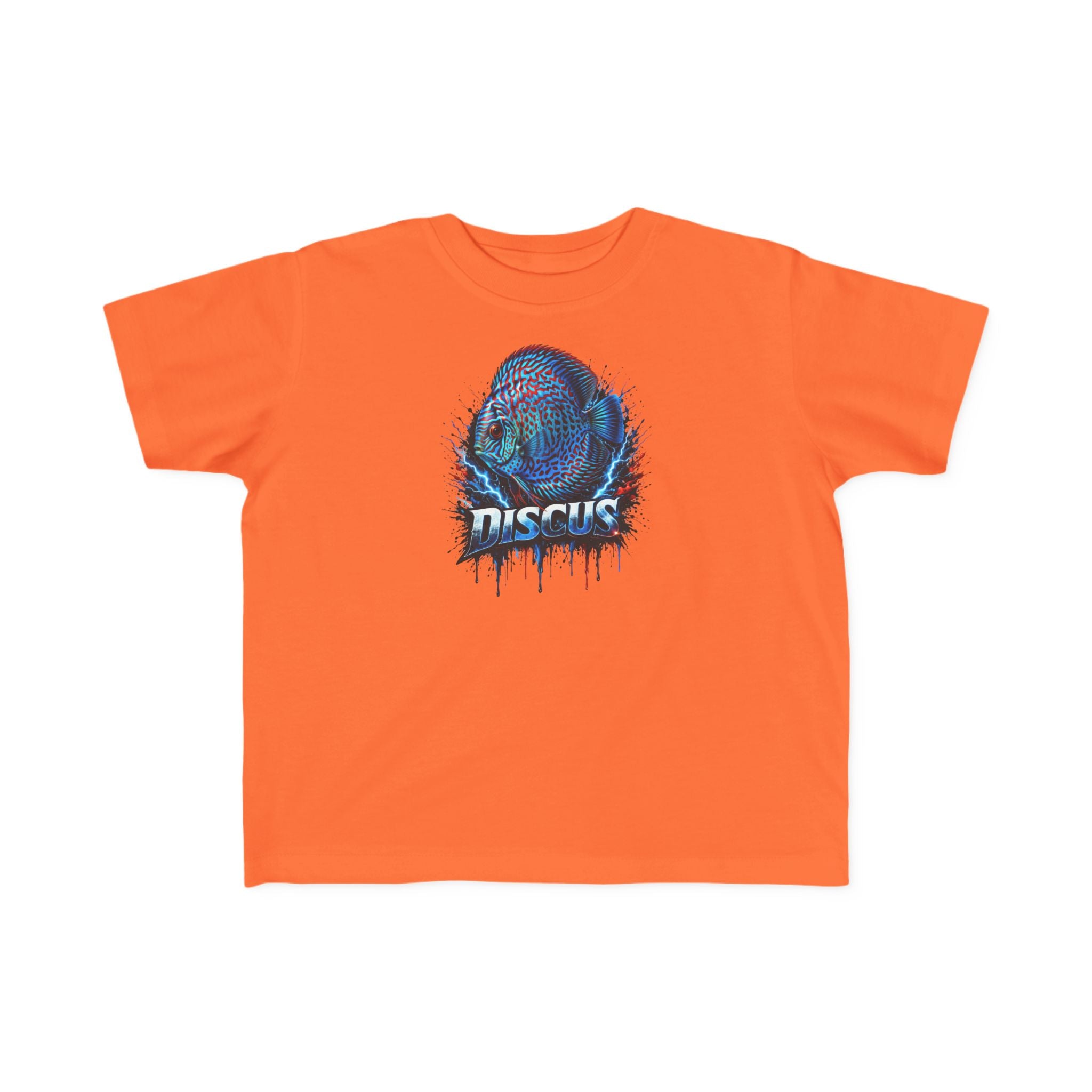 Discus Fish Toddler Tee — Colorful Aquarium Graphic Shirt