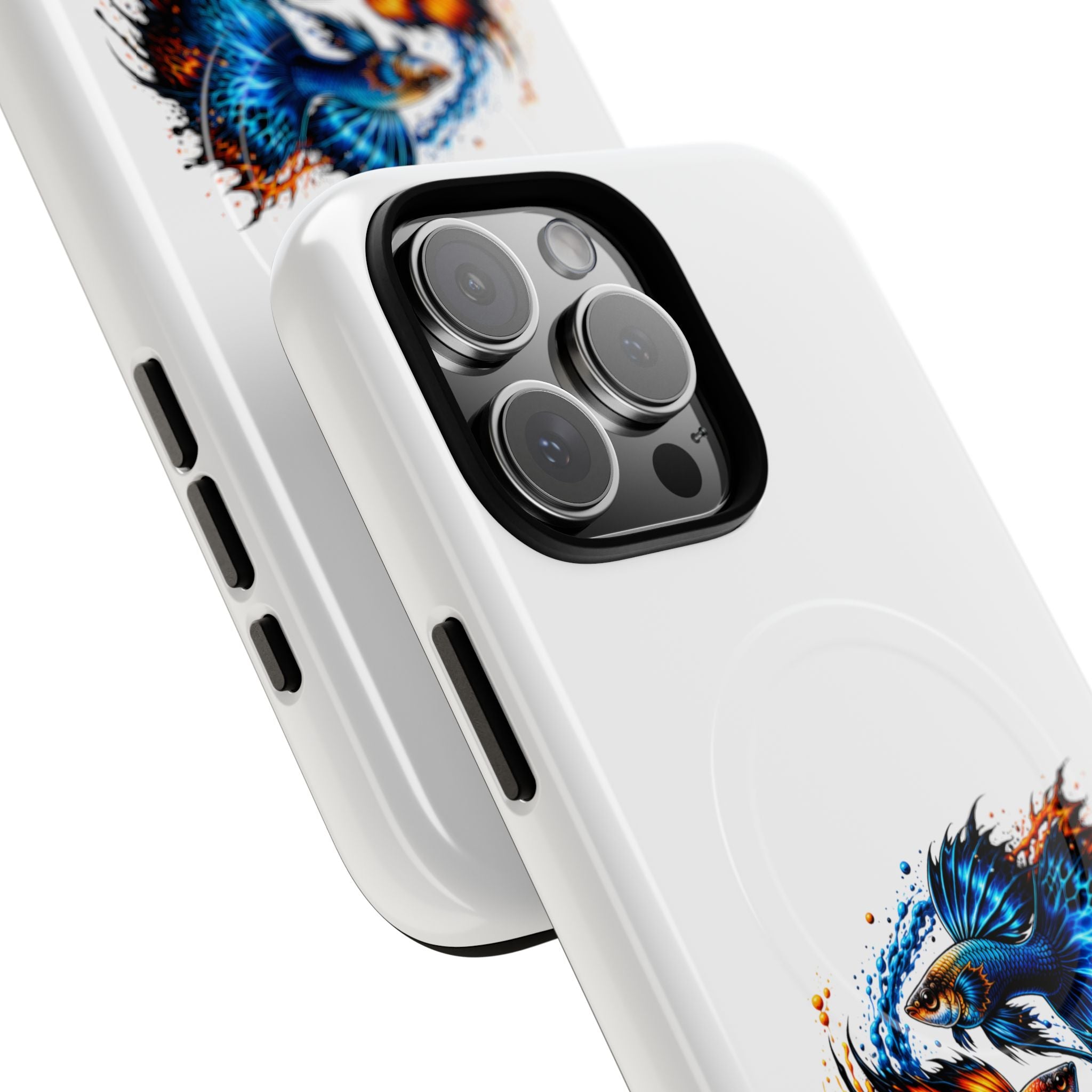 Fire & Ice Guppy – "Neon Flare" Magnetic Impact Case