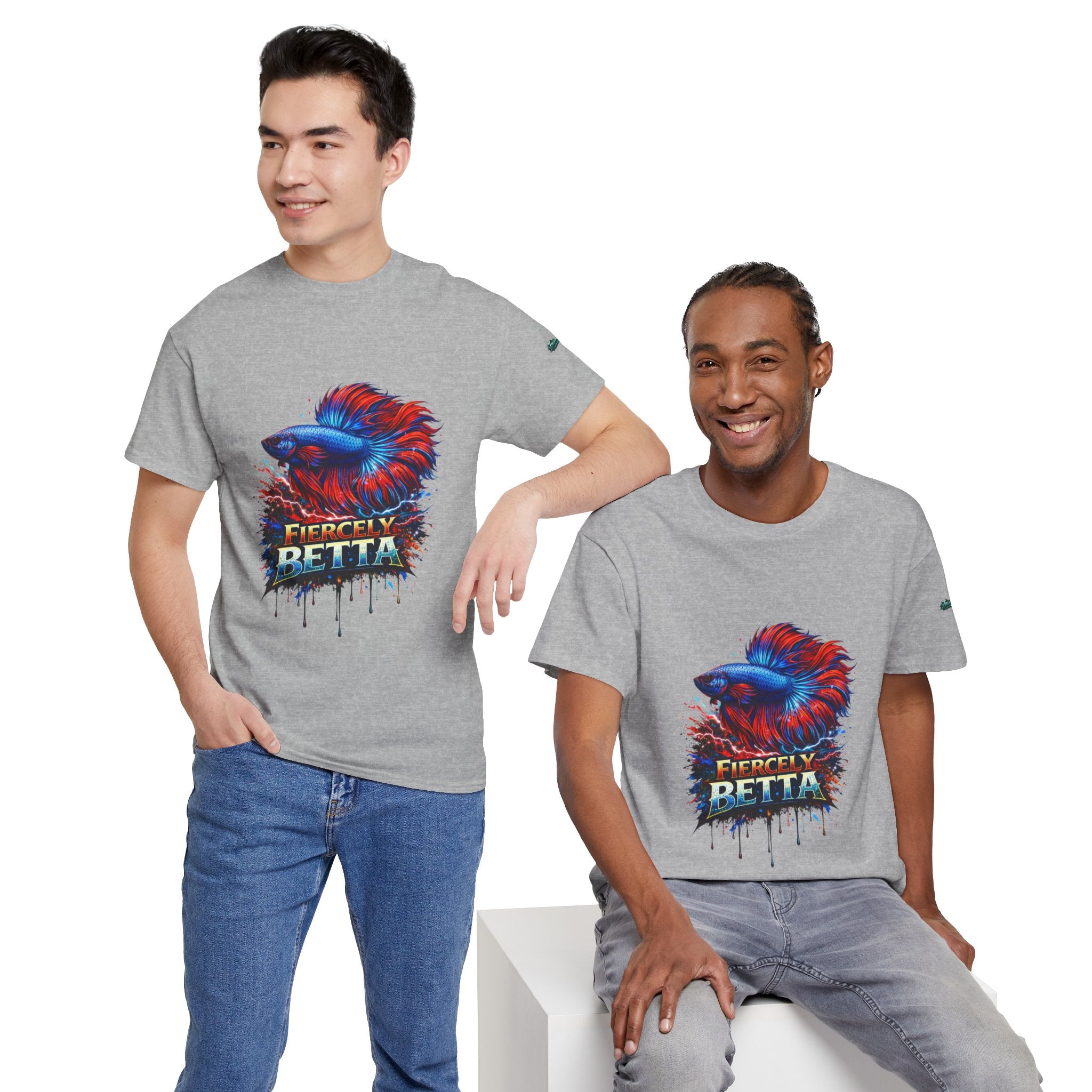 Betta Fish T-Shirt — Fiercely Betta Colorful Aquarium Fish Tee
