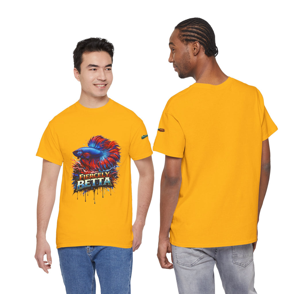 Betta Fish T-Shirt — Fiercely Betta Colorful Aquarium Fish Tee