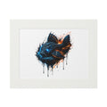 Armored Pleco – Premium "Deep Glow" Mounted Fine Art Print