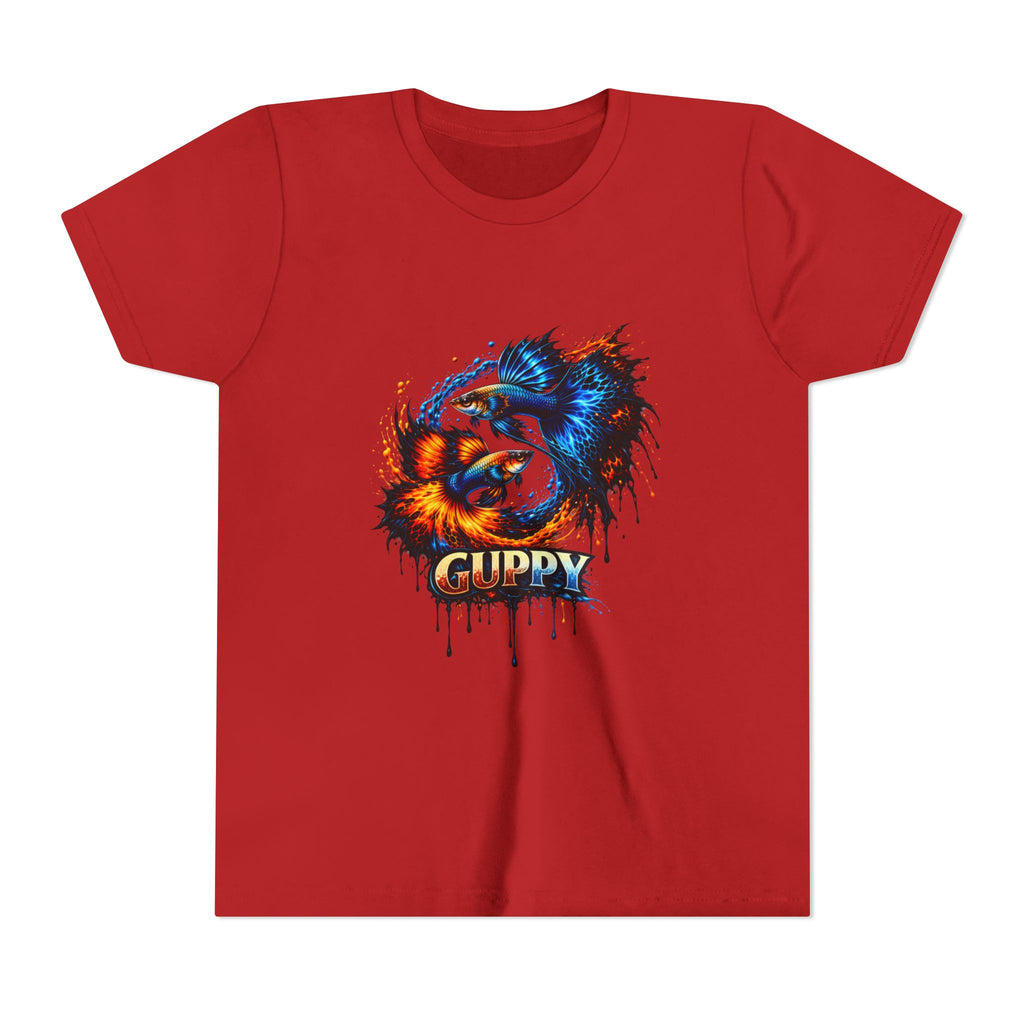 Fire & Ice Guppy – Youth "Neon Flare" Premium Tee