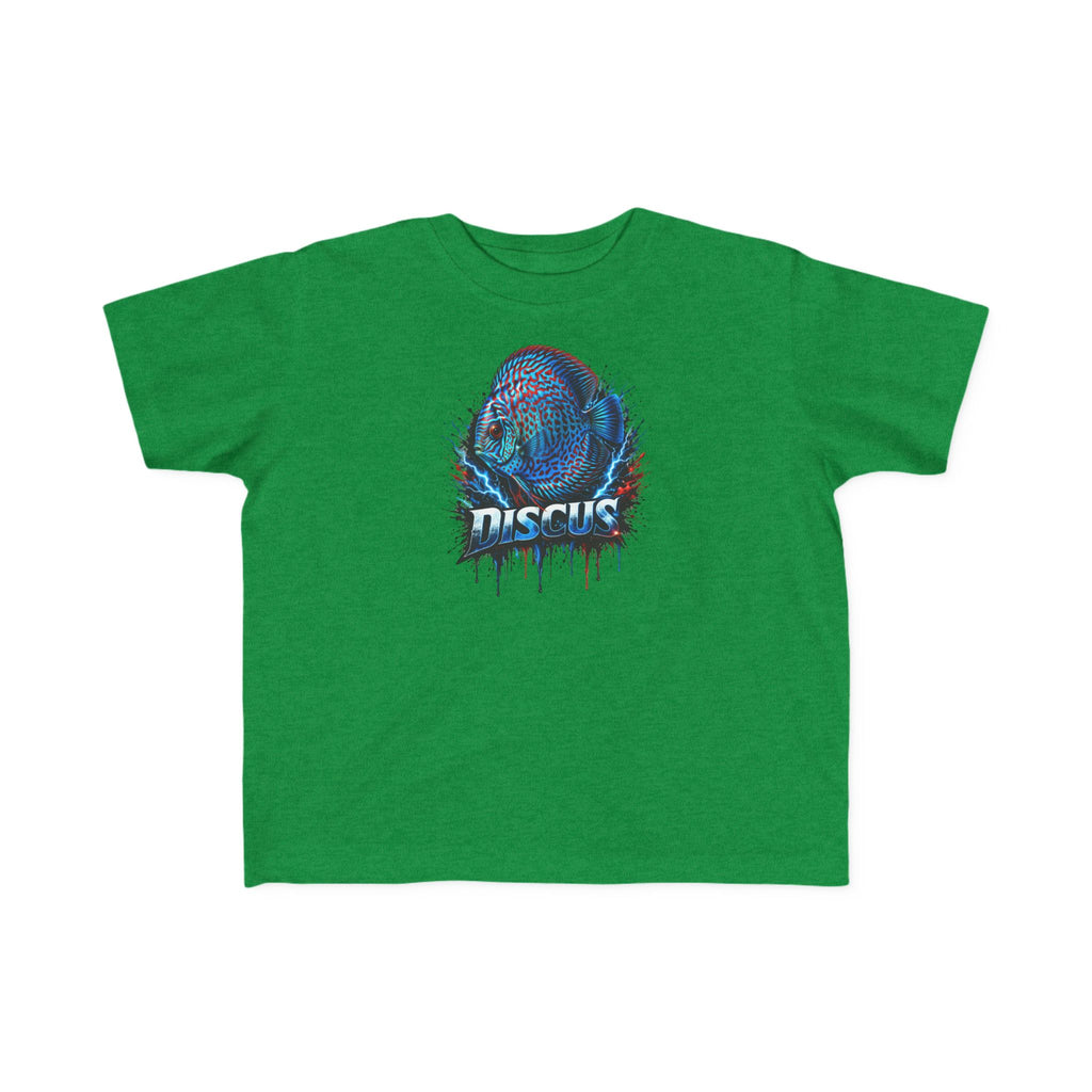 Discus Fish Toddler Tee — Colorful Aquarium Graphic Shirt