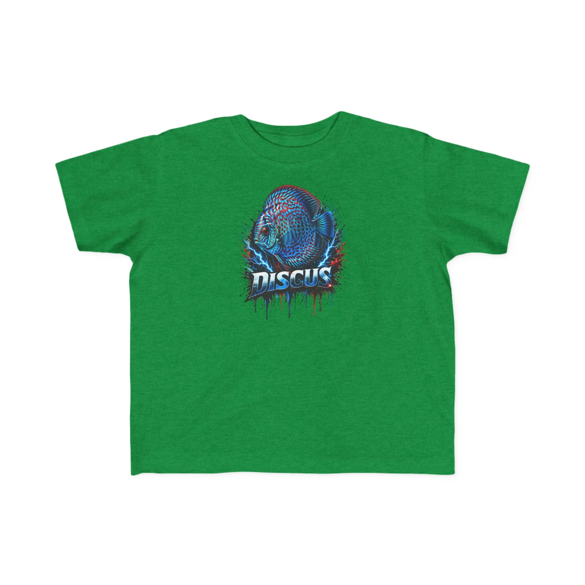 Discus Fish Toddler Tee — Colorful Aquarium Graphic Shirt
