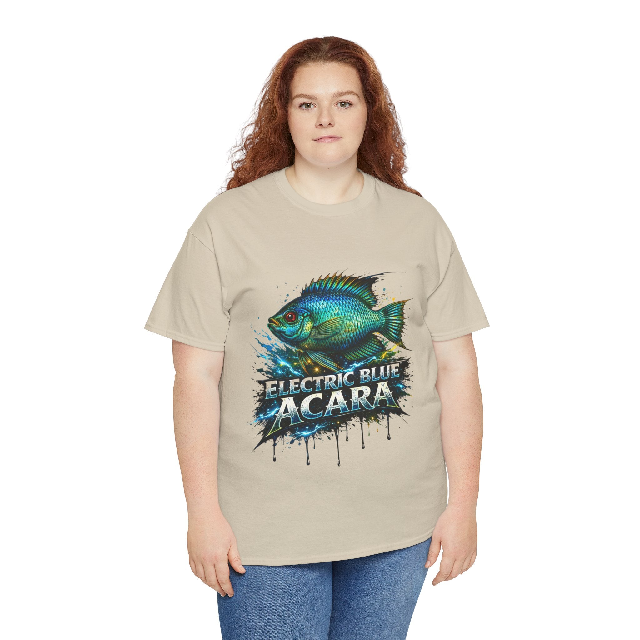 Electric Blue Acara – Premium Graphic Tee