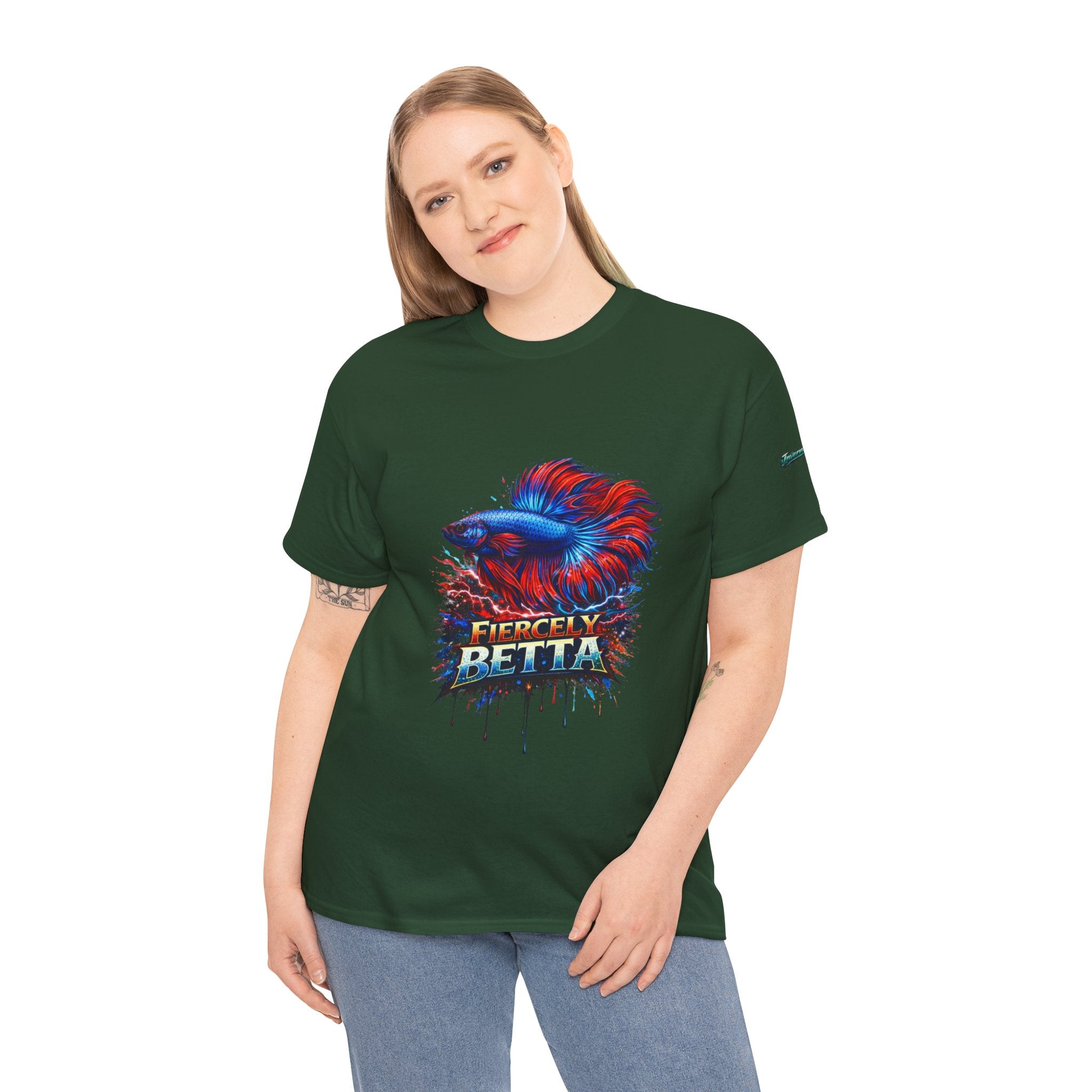 Betta Fish T-Shirt — Fiercely Betta Colorful Aquarium Fish Tee