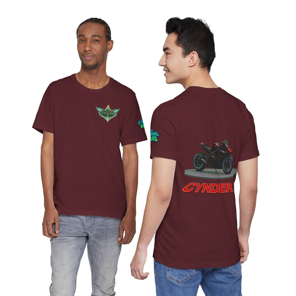 The Eternal Wars Motorcycle Tee — Cynder V Sportbike Graphic Shirt