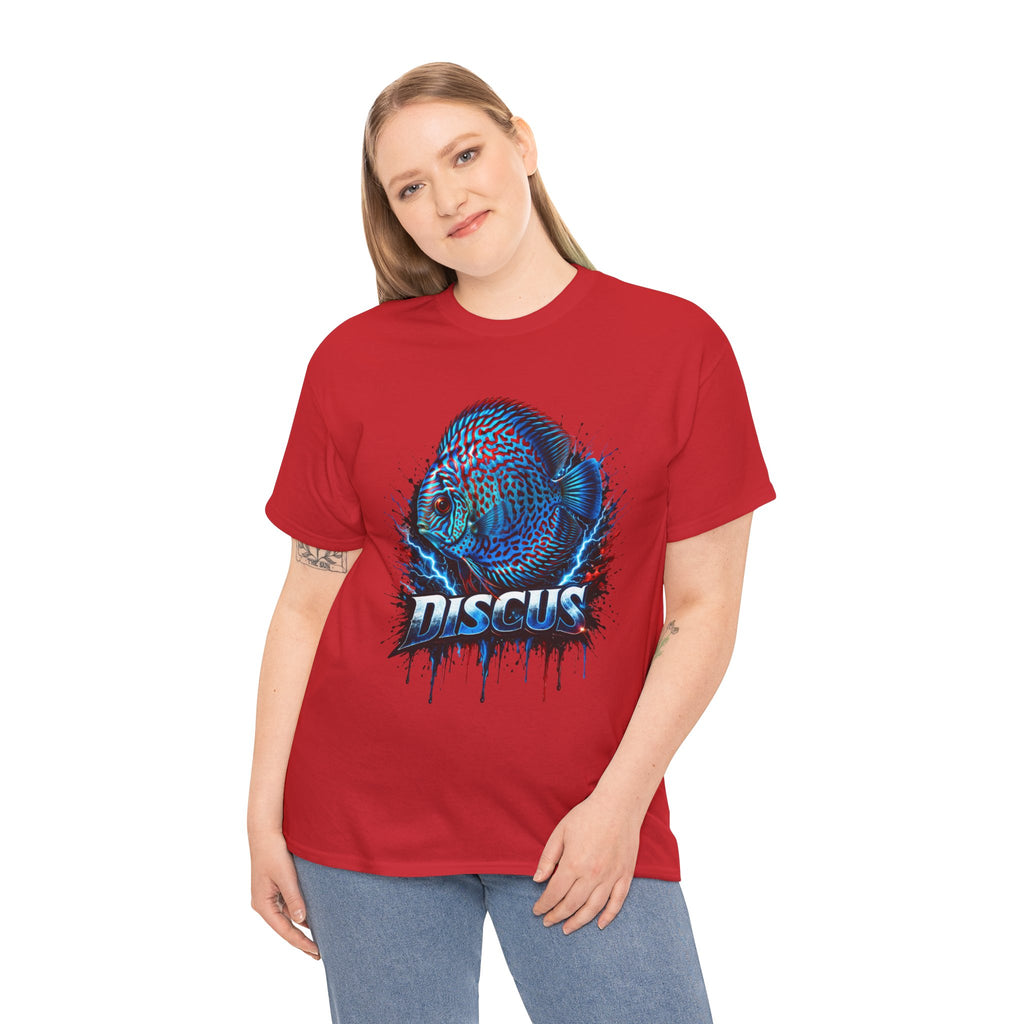 Discus Fish Graphic Tee - Vibrant Aquarium Fish Shirt