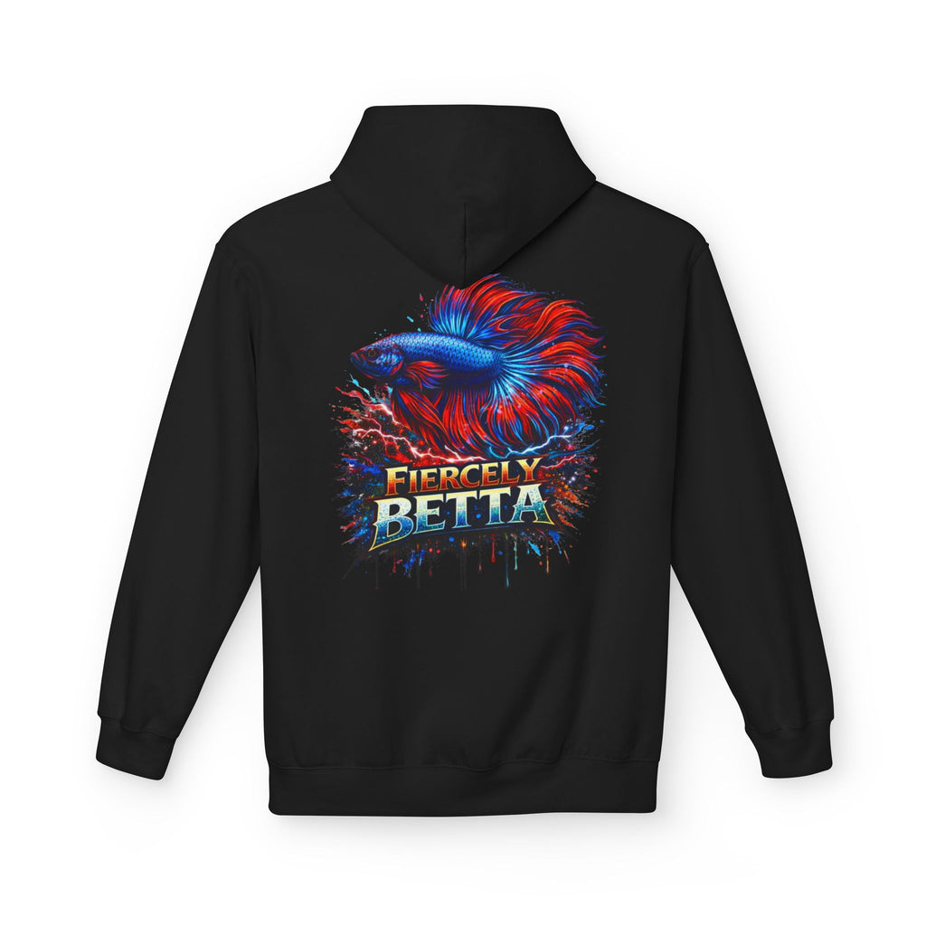 Fiercely Betta Hoodie – Colorful Betta Fish Graphic Pullover