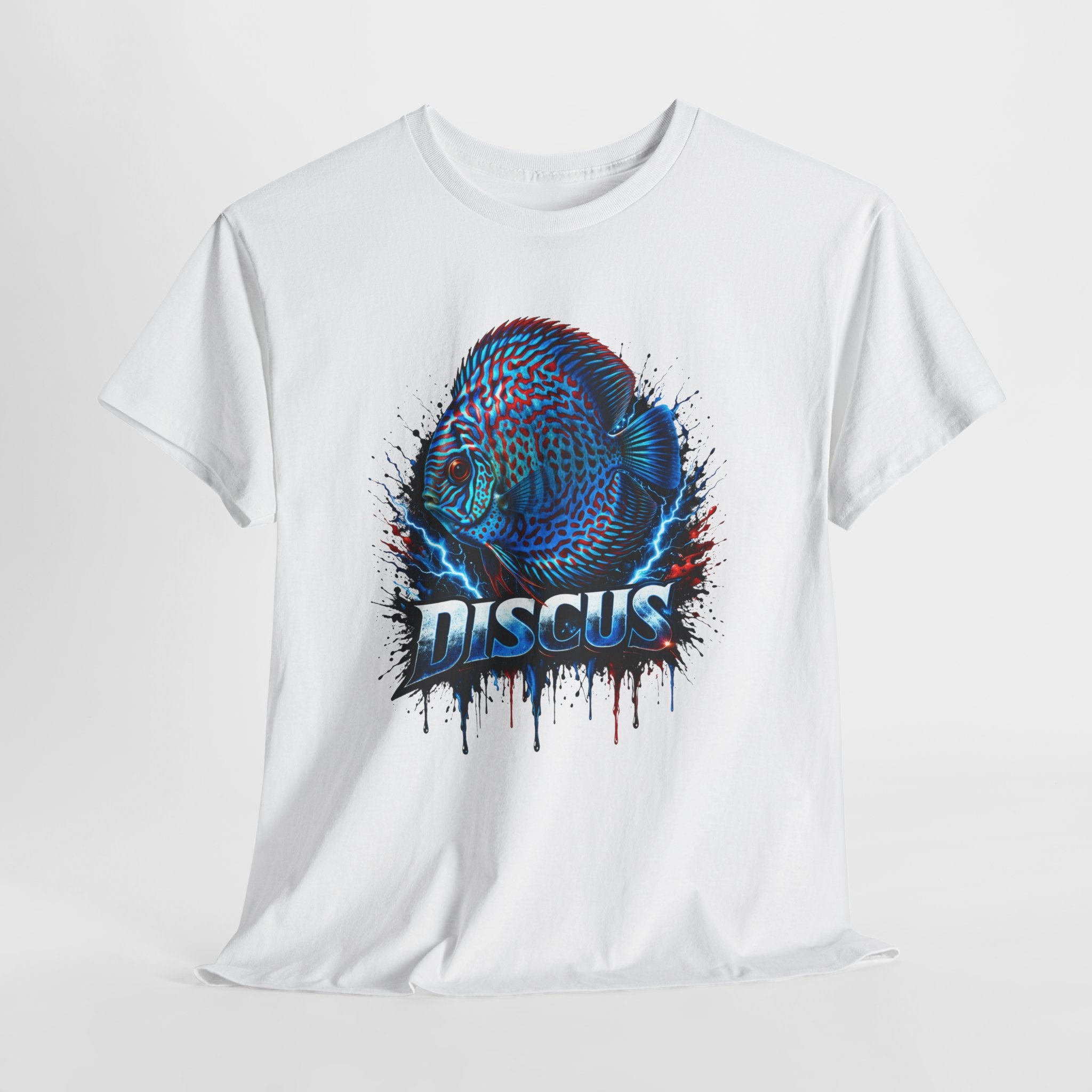 Discus Fish Graphic Tee - Vibrant Aquarium Fish Shirt