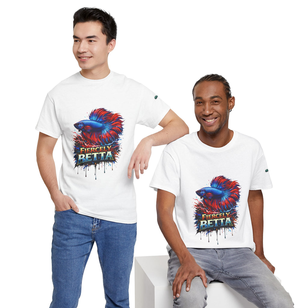 Betta Fish T-Shirt — Fiercely Betta Colorful Aquarium Fish Tee