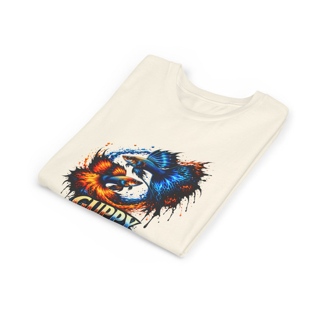 Fire & Ice Guppy – Youth "Neon Flare" Premium Tee
