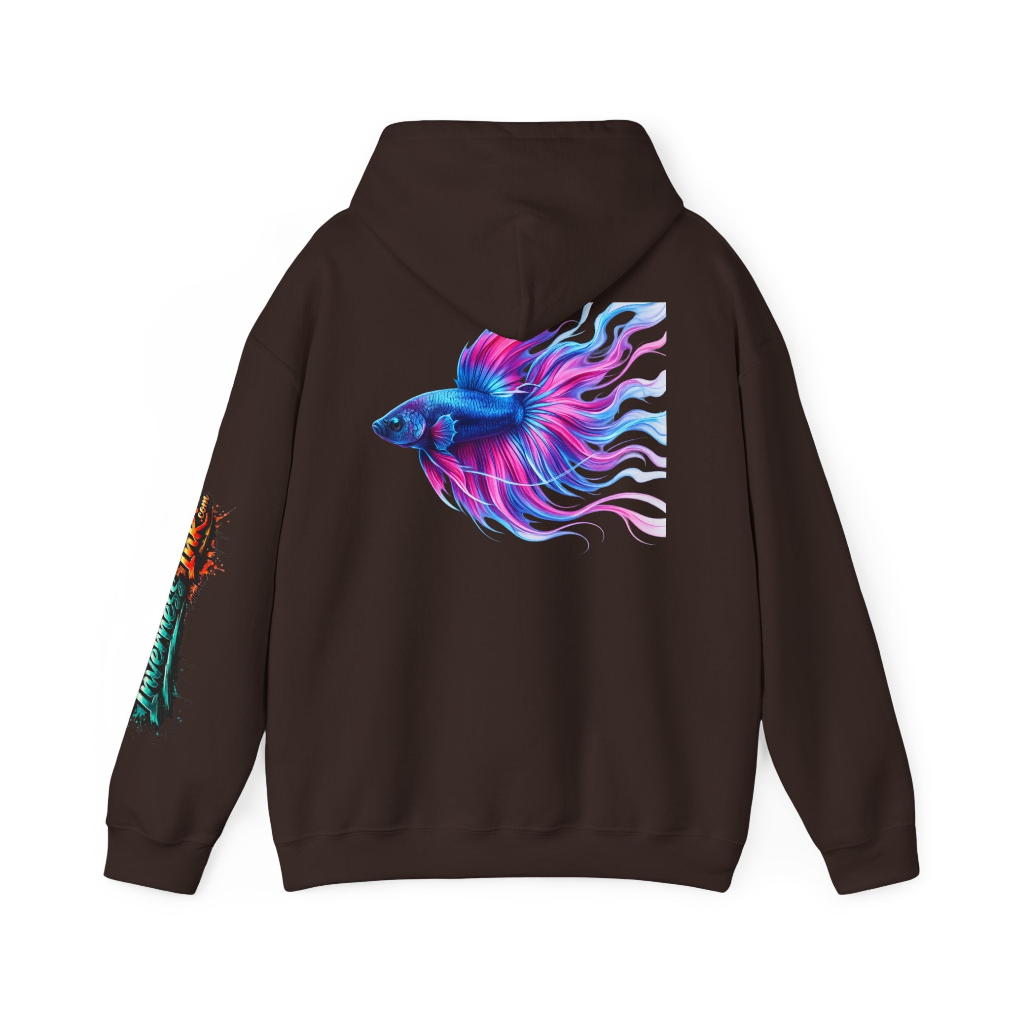 Electric Paint Betta — Artisan Series Hoodie — Inverness Ink Graphic Pullover