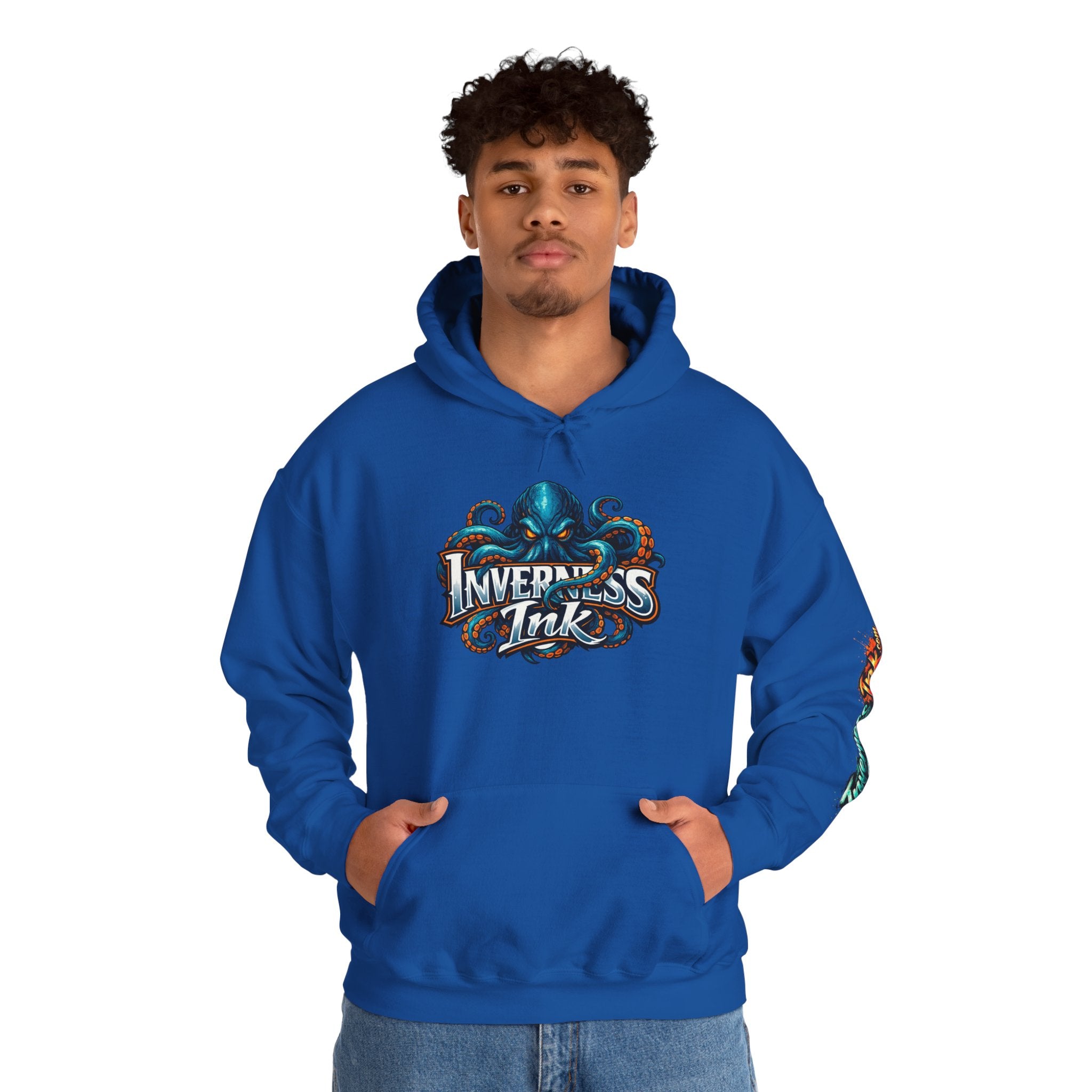 Electric Paint Betta — Artisan Series Hoodie — Inverness Ink Graphic Pullover