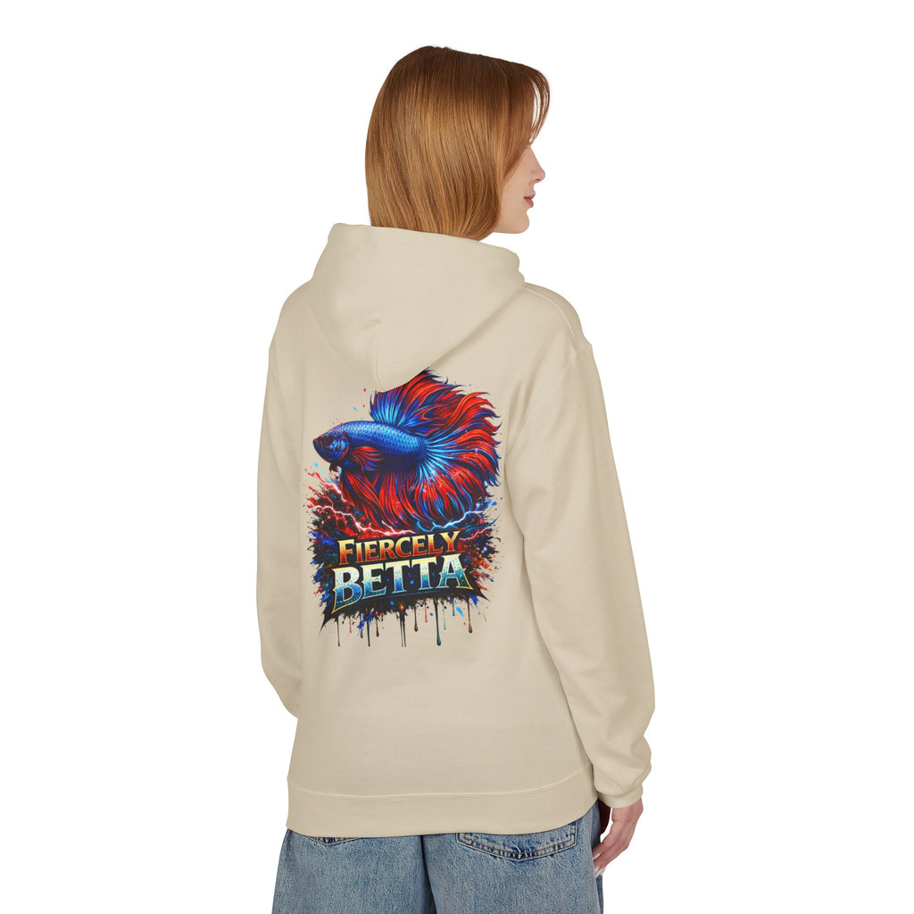 Fiercely Betta Hoodie – Colorful Betta Fish Graphic Pullover