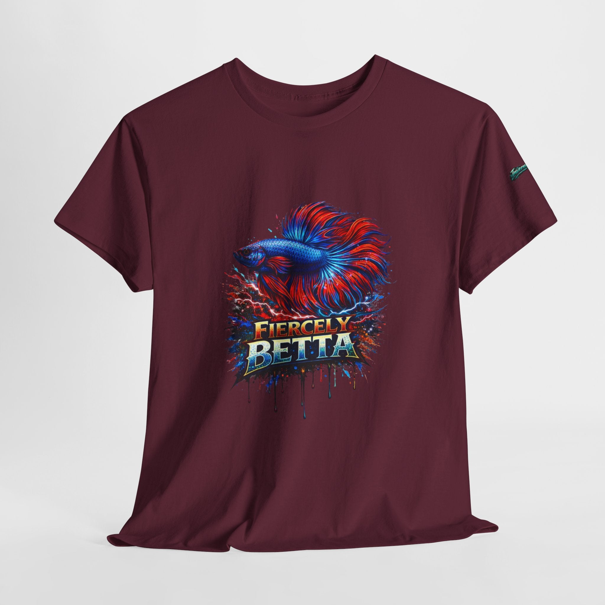 Betta Fish T-Shirt — Fiercely Betta Colorful Aquarium Fish Tee