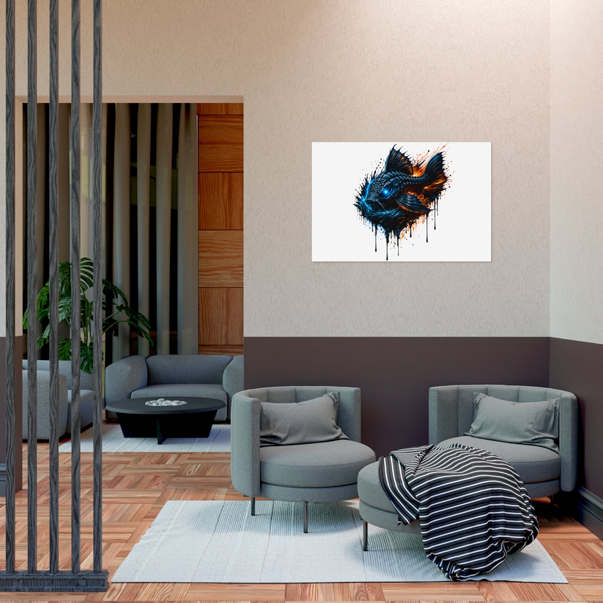 Armored Pleco – Premium Uncoated Matte Poster L-185