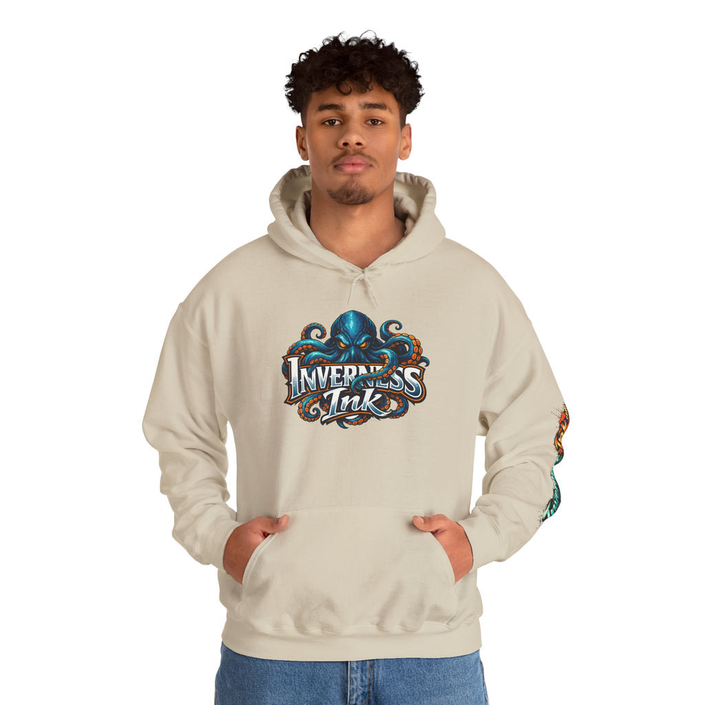 Electric Paint Betta — Artisan Series Hoodie — Inverness Ink Graphic Pullover
