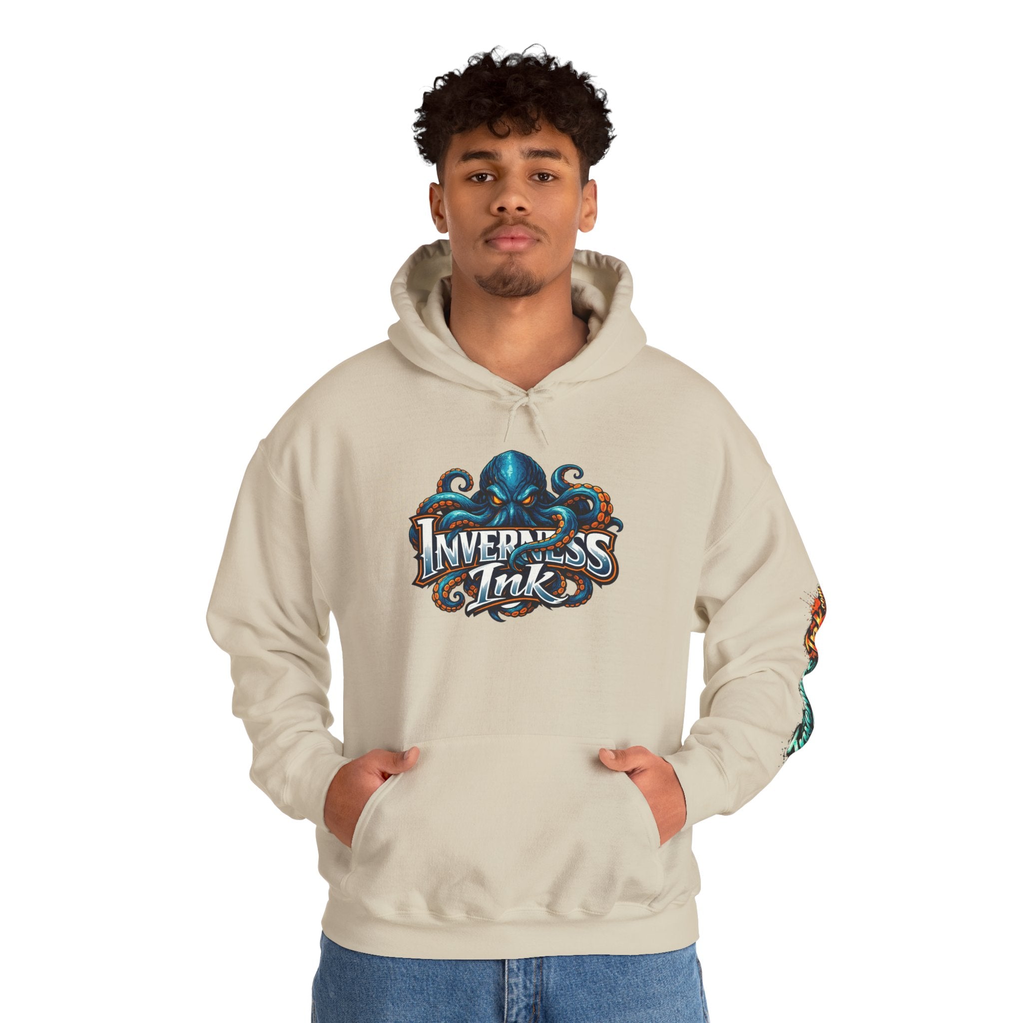 Electric Paint Betta — Artisan Series Hoodie — Inverness Ink Graphic Pullover