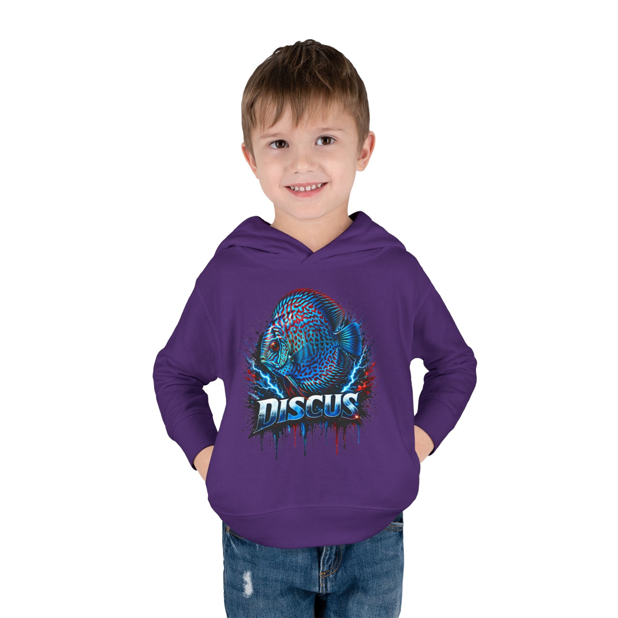 Electric Discus – Toddler Premium "Lightning" Fleece Hoodie
