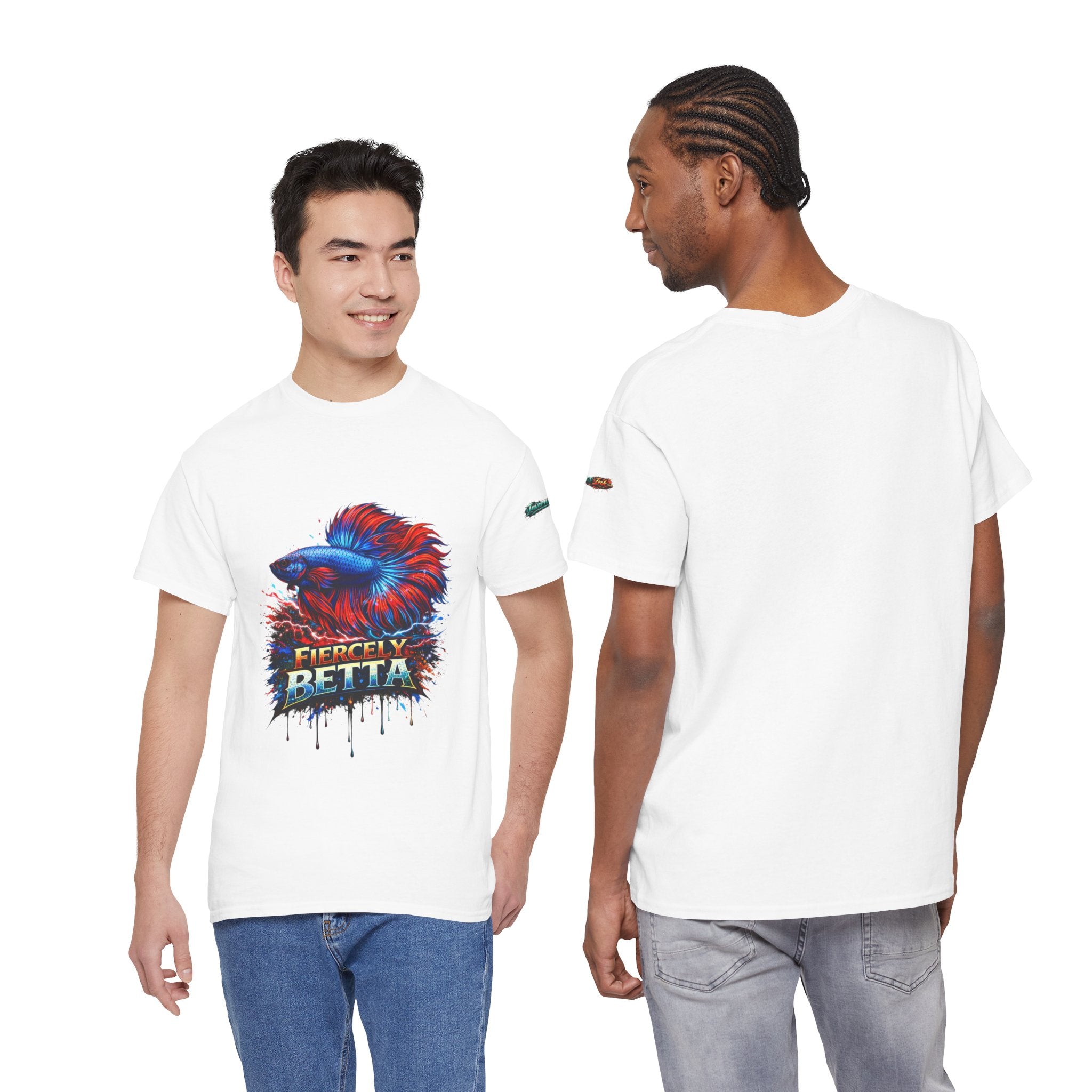 Betta Fish T-Shirt — Fiercely Betta Colorful Aquarium Fish Tee