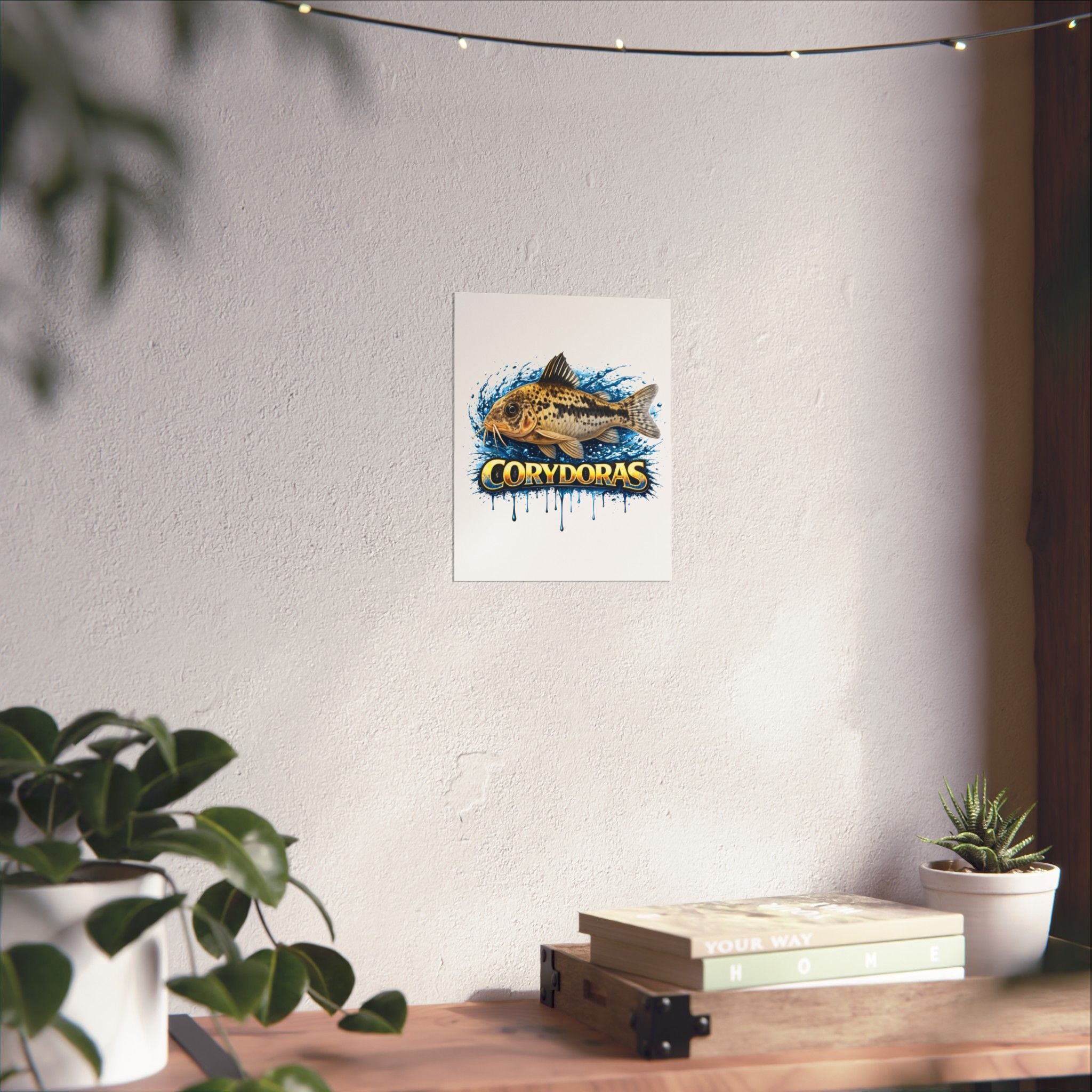 Corydoras Fish Matte Poster — Aquarium Lover Wall Art