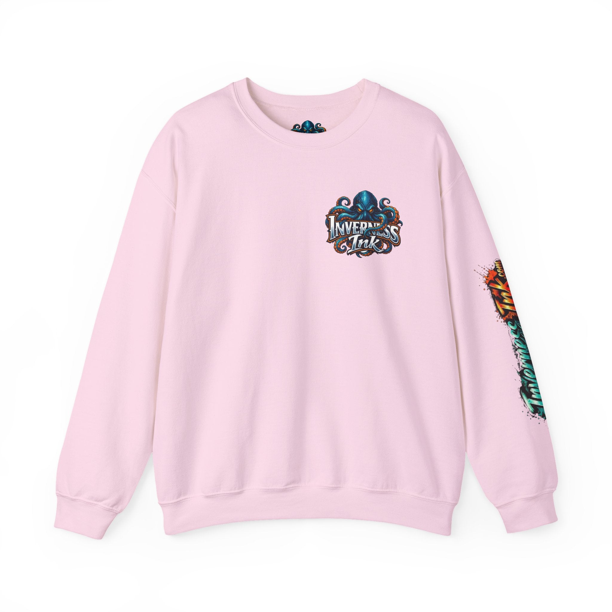 Betta Fish Crewneck Sweatshirt — Colorful Neon Tropical Fish Graphic