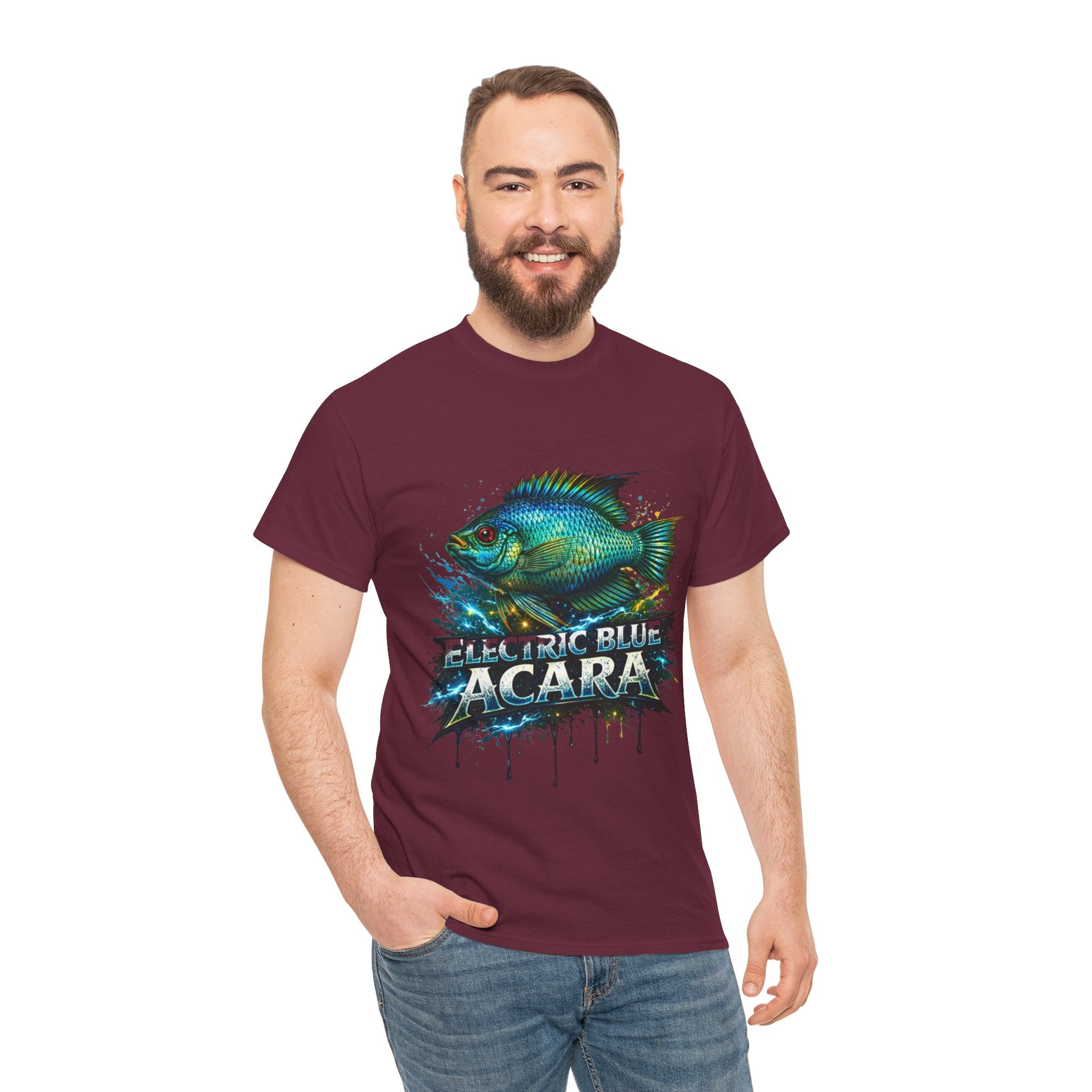 Electric Blue Acara – Premium Graphic Tee