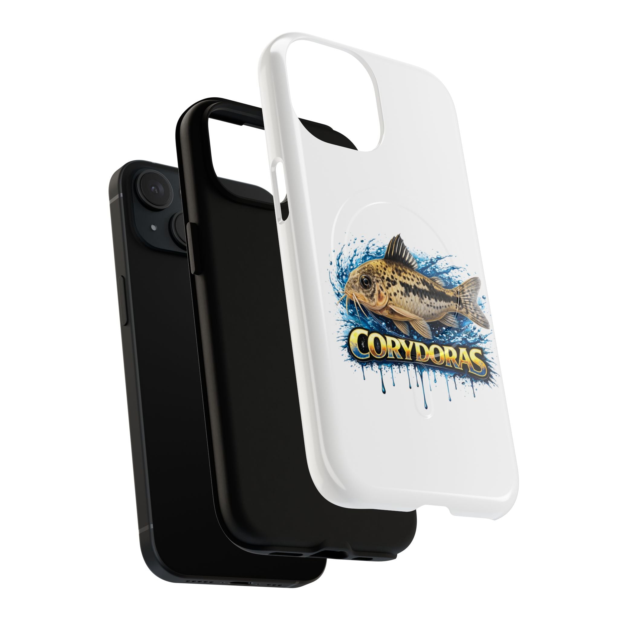 Corydoras Tough Magnetic Phone Case — Protective Fish Aquarium Design