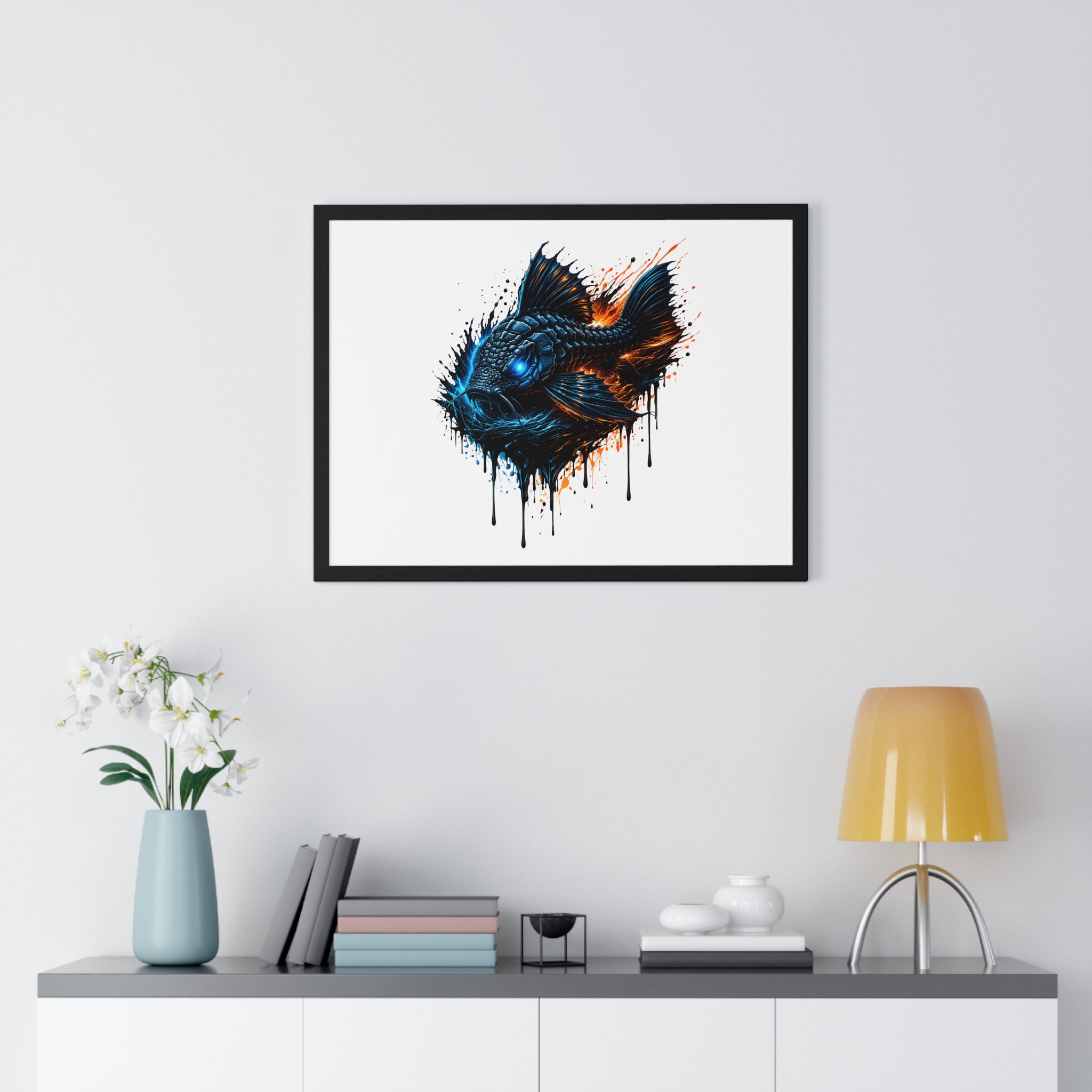 Armored Pleco L-185– Premium Wood-Framed Poster