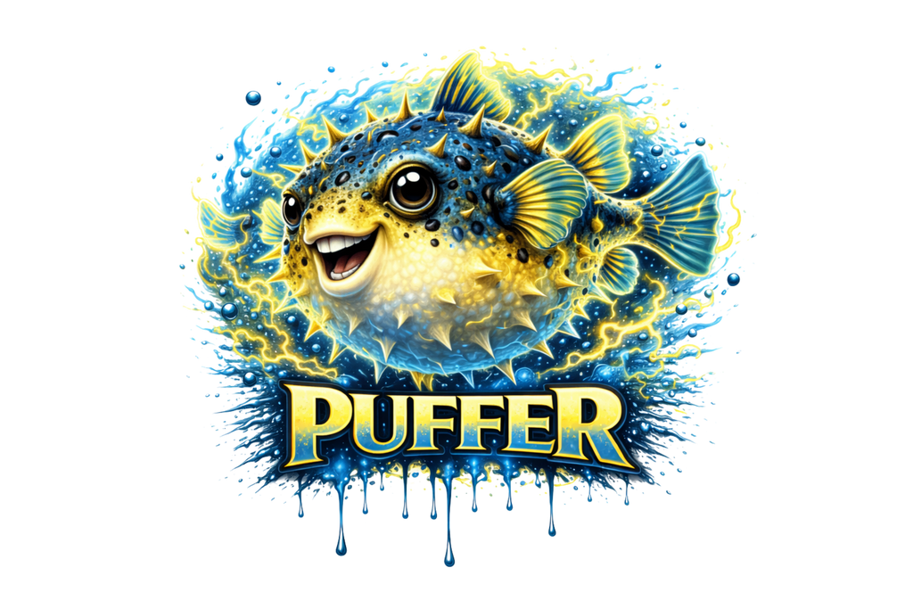 Puffer Fish Graphic T-Shirt
