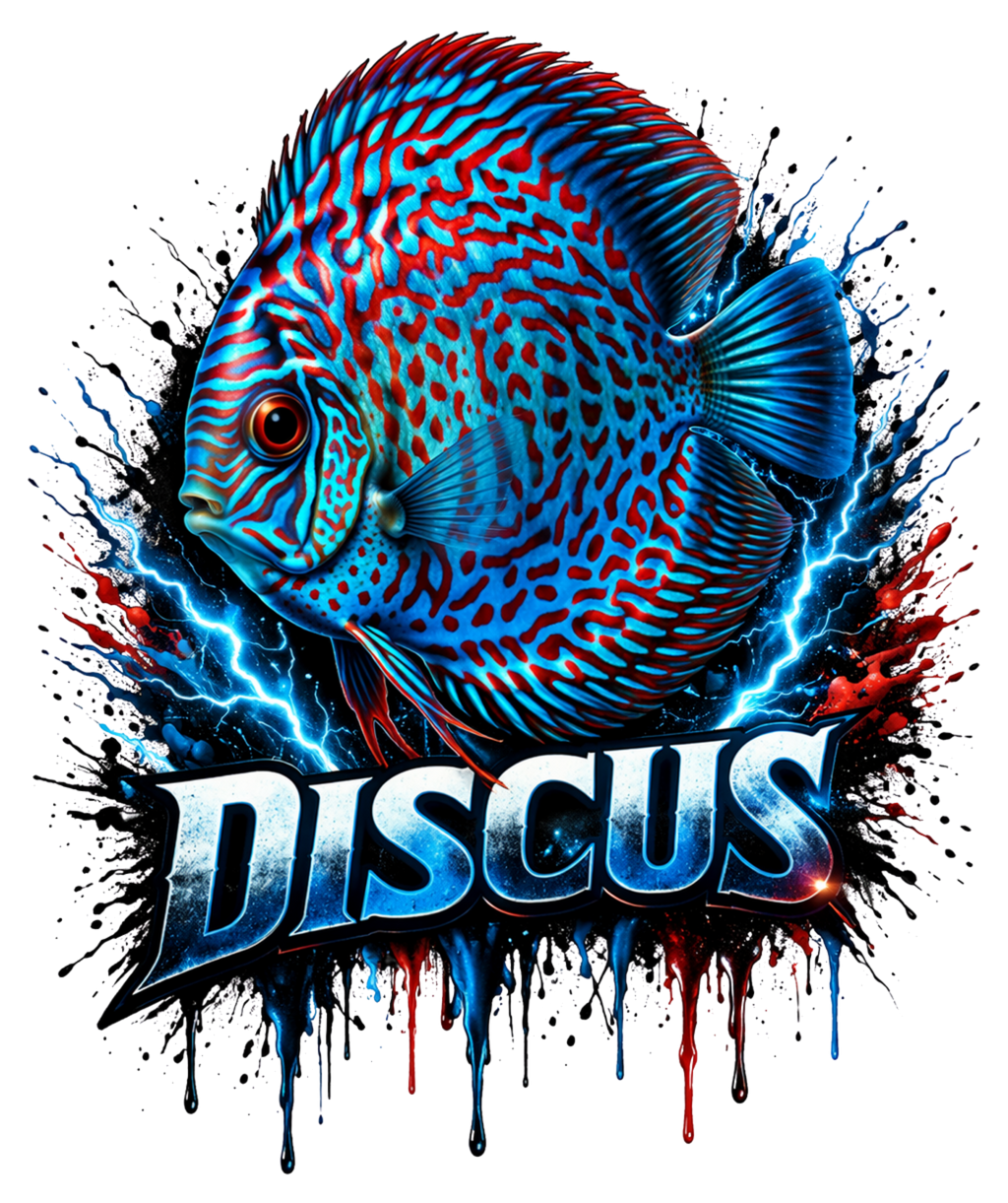 Discus Fish Hoodie — Vibrant Aquarium Graphic Pullover