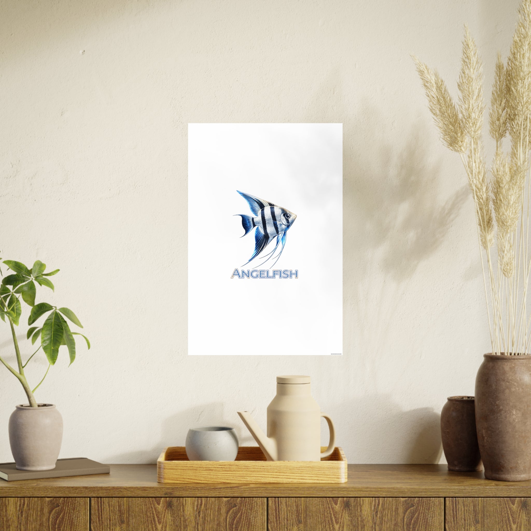 Angelfish – Premium Satin Photo Art Poster