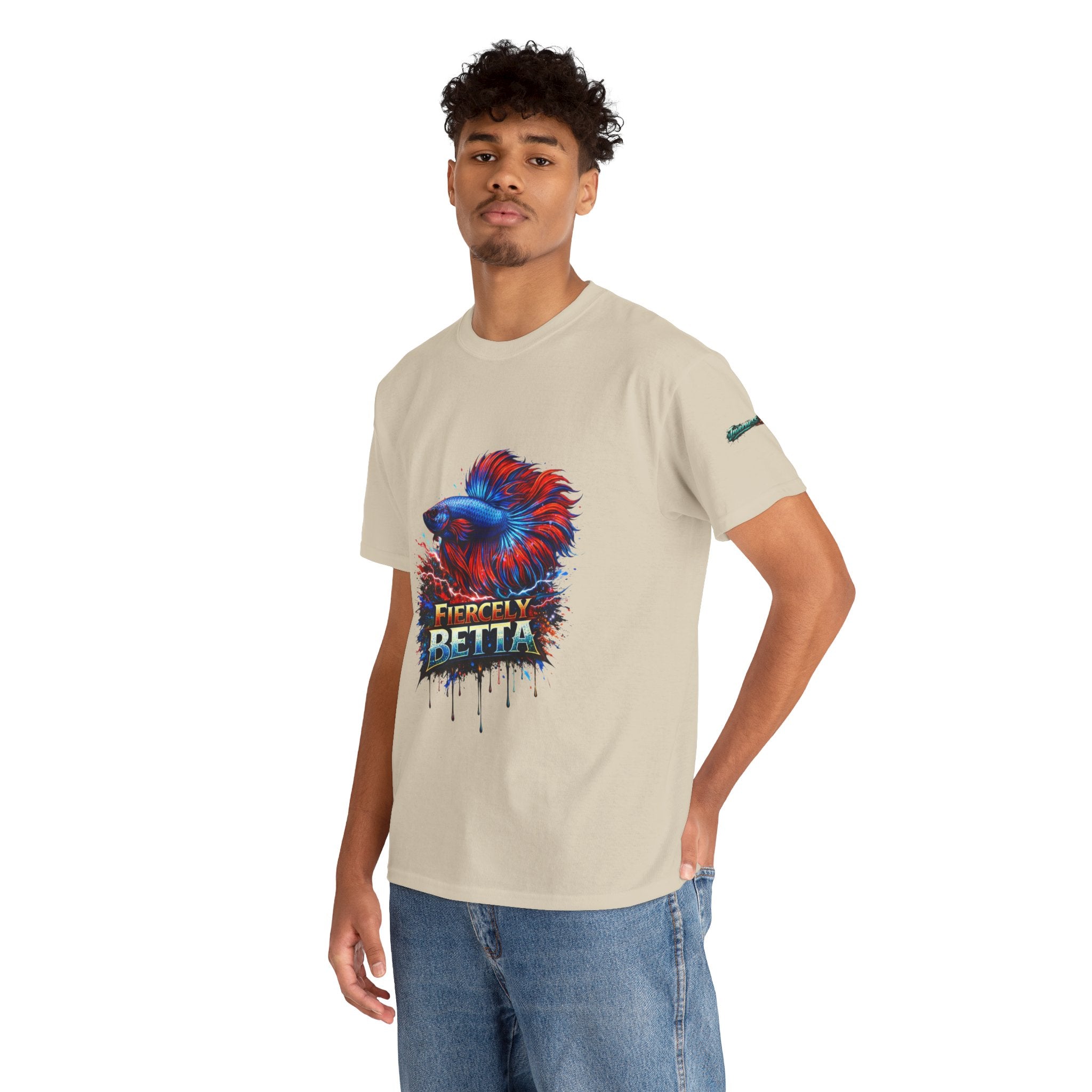 Betta Fish T-Shirt — Fiercely Betta Colorful Aquarium Fish Tee
