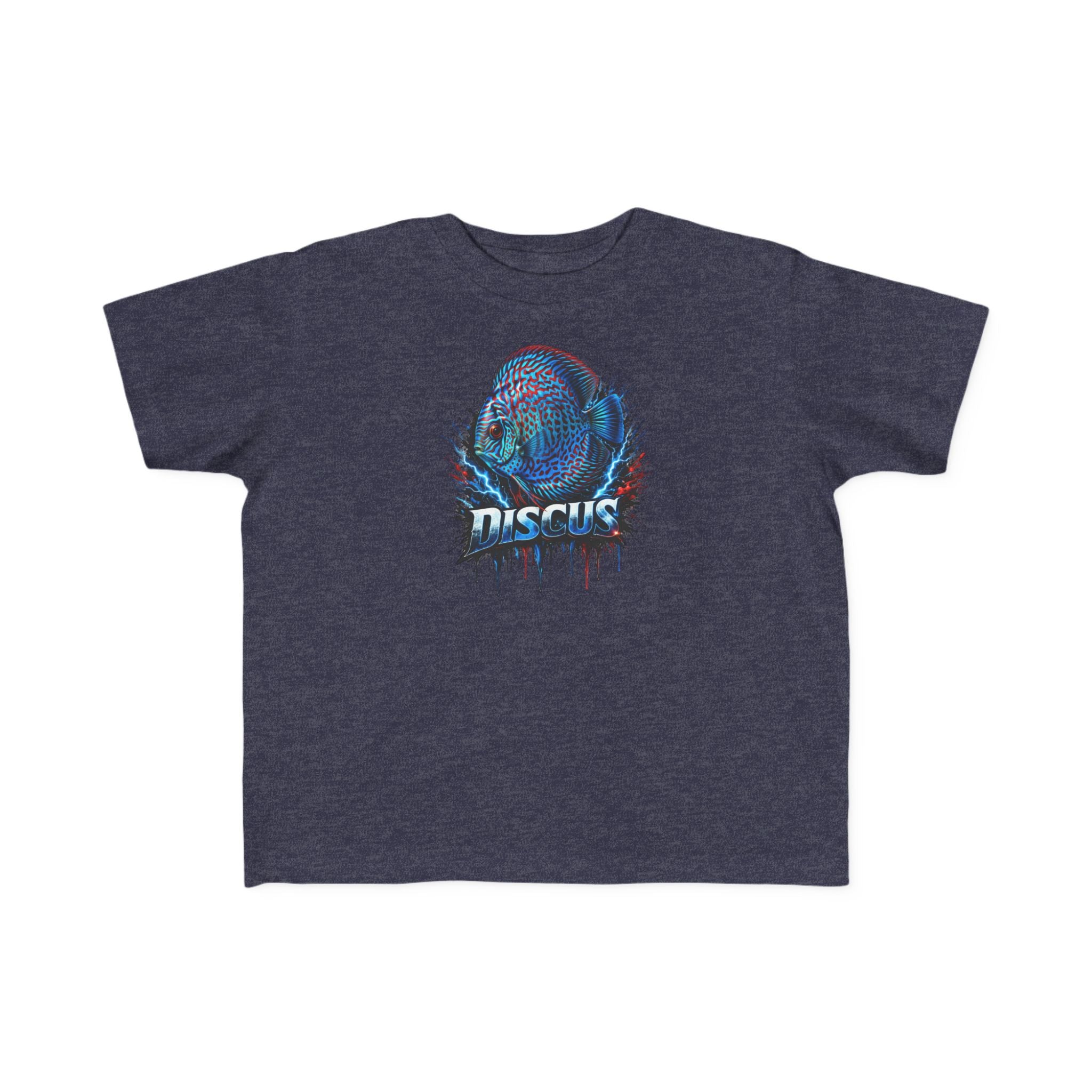 Discus Fish Toddler Tee — Colorful Aquarium Graphic Shirt