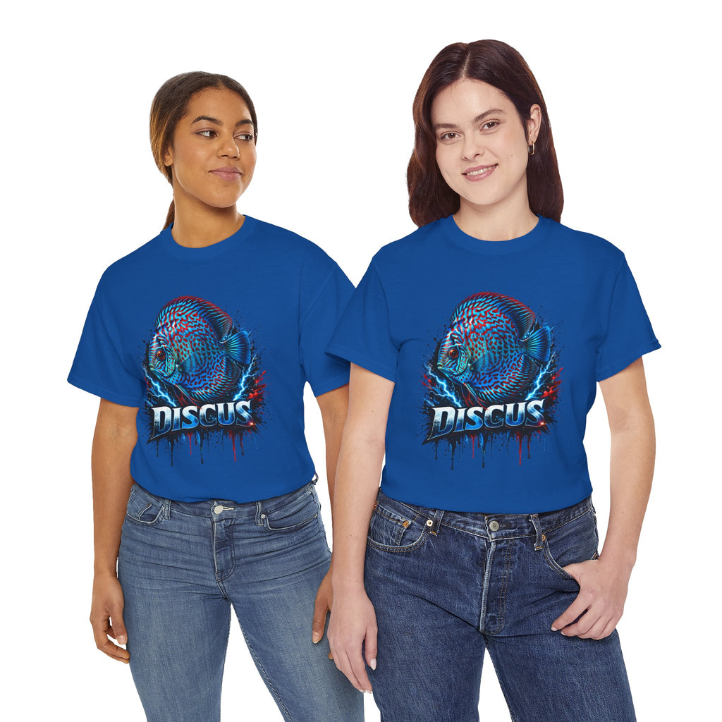 Discus Fish Graphic Tee - Vibrant Aquarium Fish Shirt