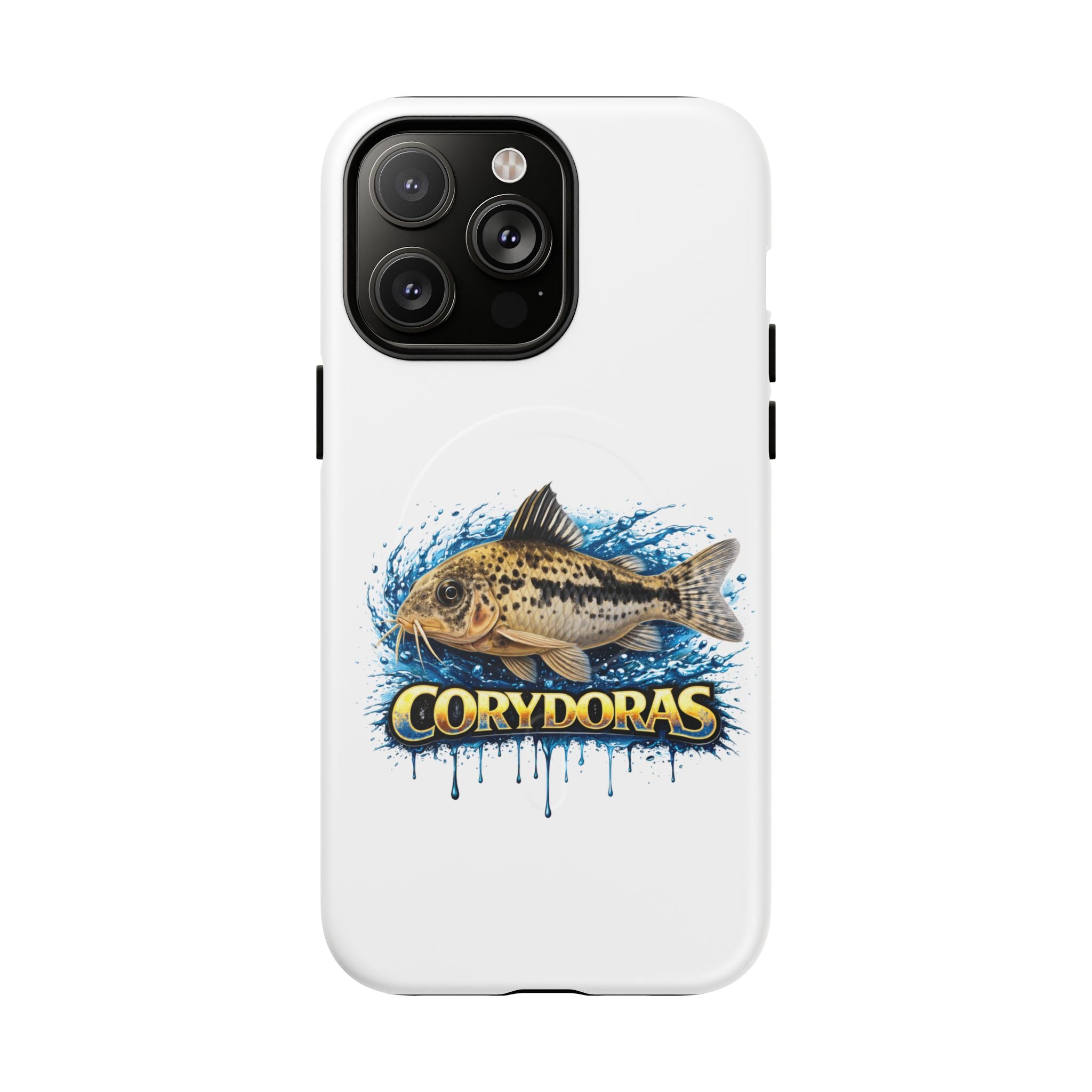 Corydoras Tough Magnetic Phone Case — Protective Fish Aquarium Design